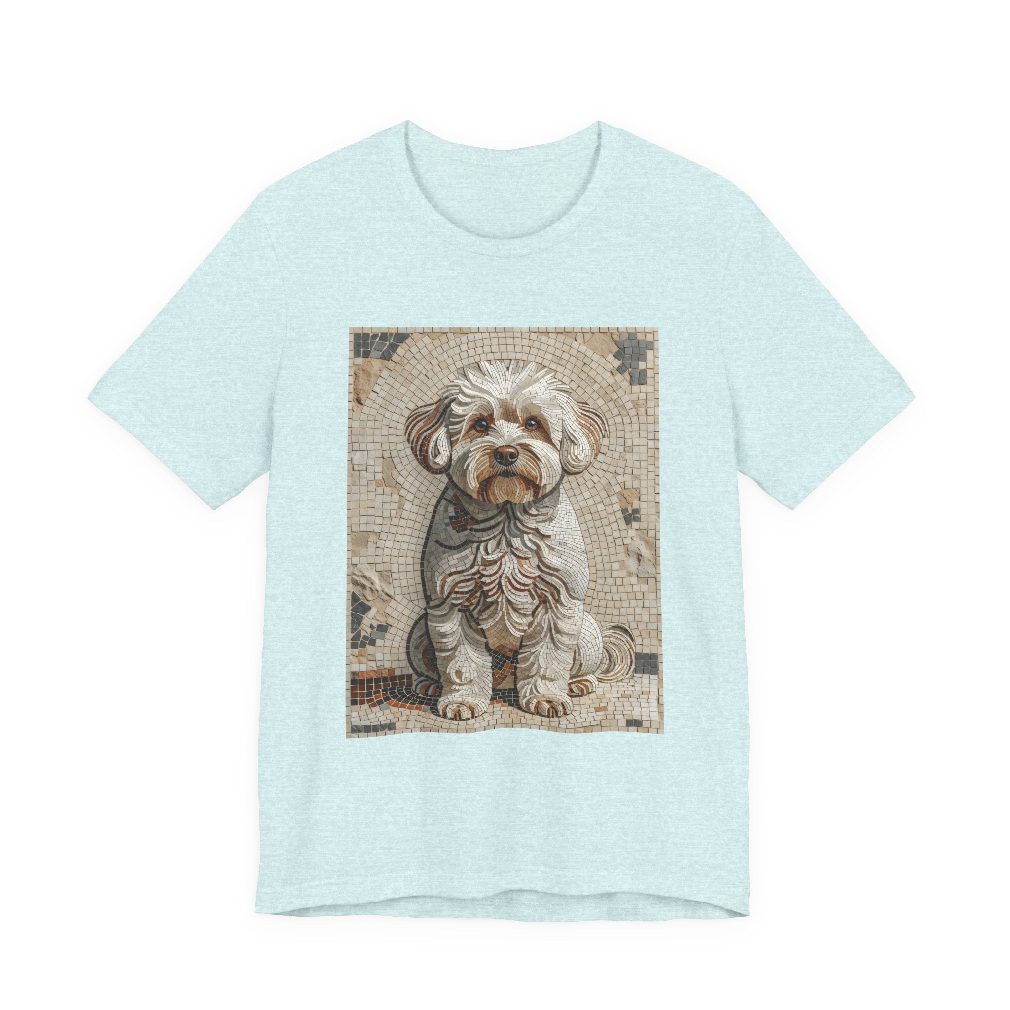 Bichon Frise T Shirt | Living Work of Art Collection | Mosaic Style