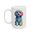 Cockapoo Coffee Mug | Living Work of Art Collection | Pointillism Style