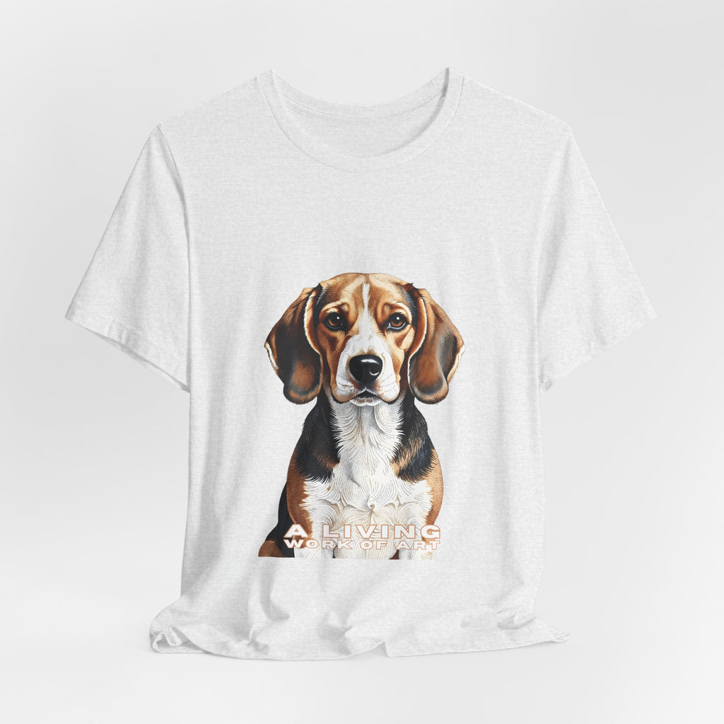 Beagle T Shirt | Living Work of Art Collection | Pointillism Style