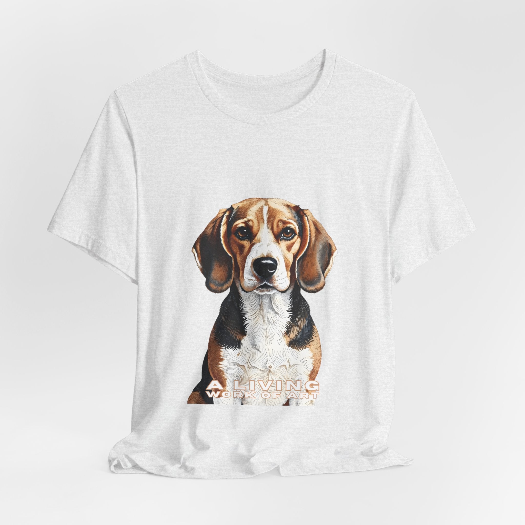 Beagle T Shirt | Living Work of Art Collection | Pointillism Style
