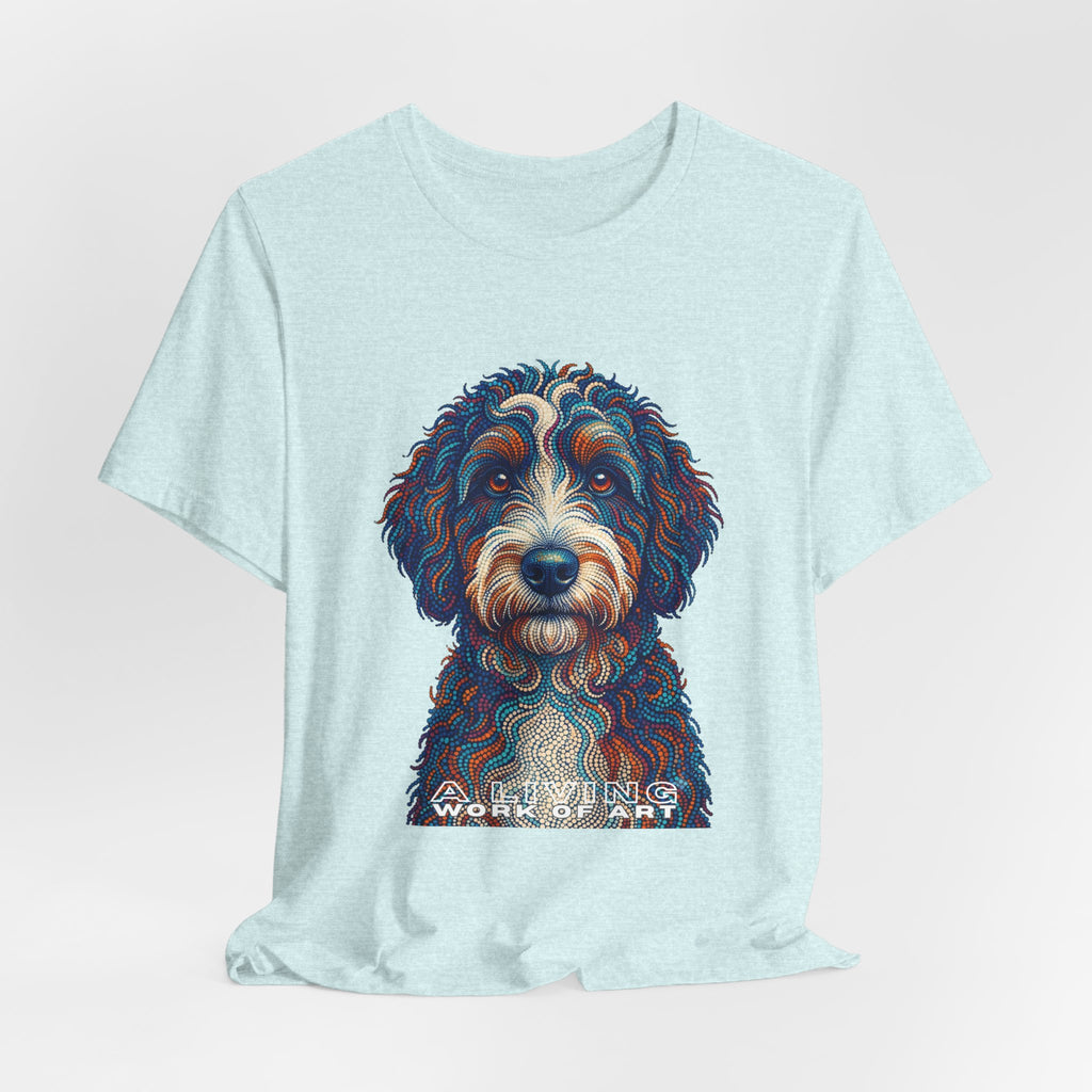 Berenedoodle T Shirt | Living Work of Art Collection | Pointillism Style