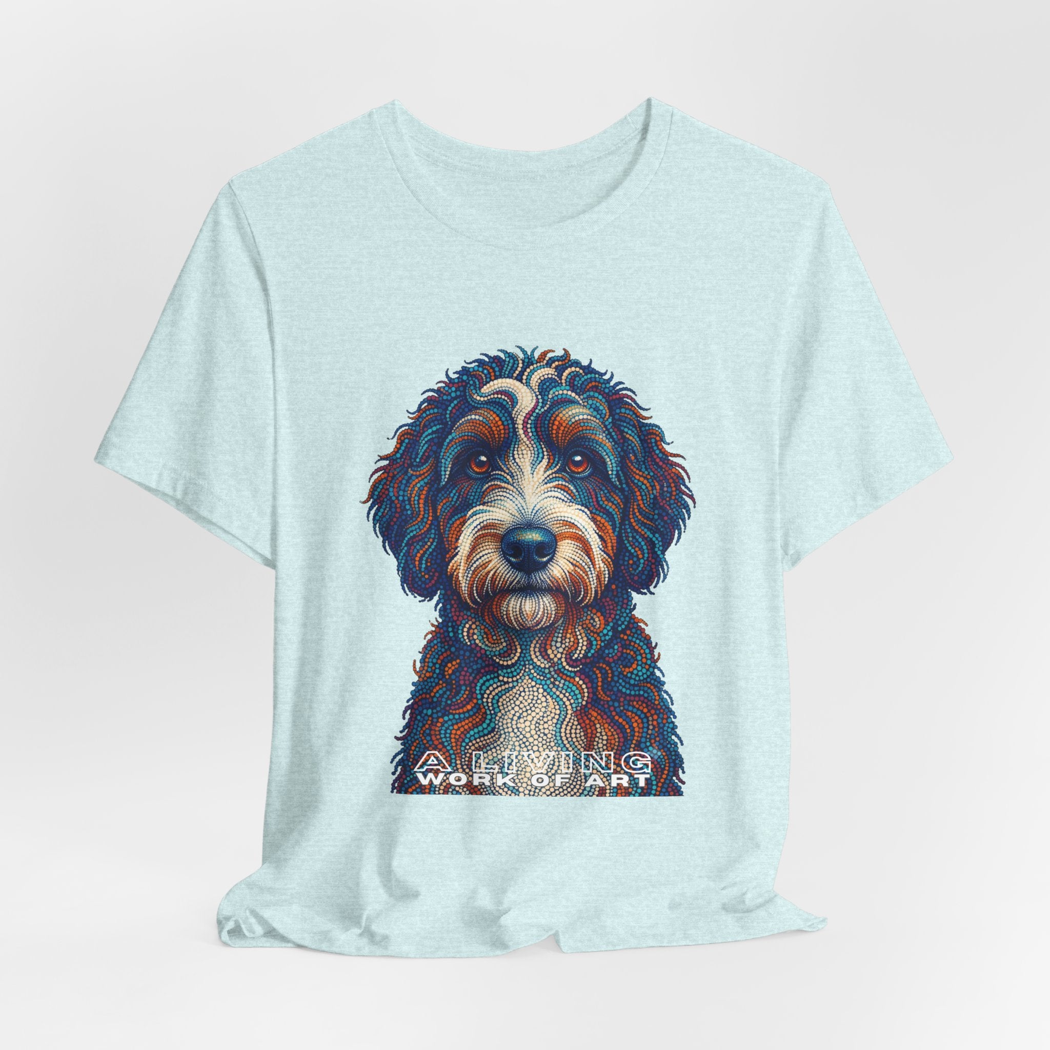Berenedoodle T Shirt | Living Work of Art Collection | Pointillism Style
