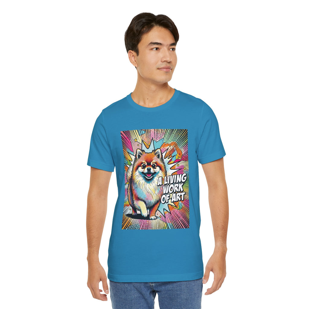 Pomeranien T Shirt | Living Work of Art Collection | Pop Art