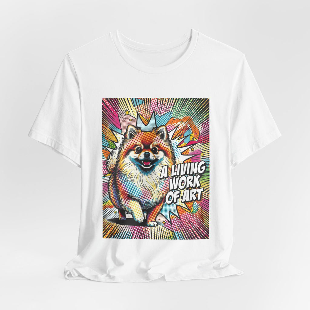 Pomeranien T Shirt | Living Work of Art Collection | Pop Art
