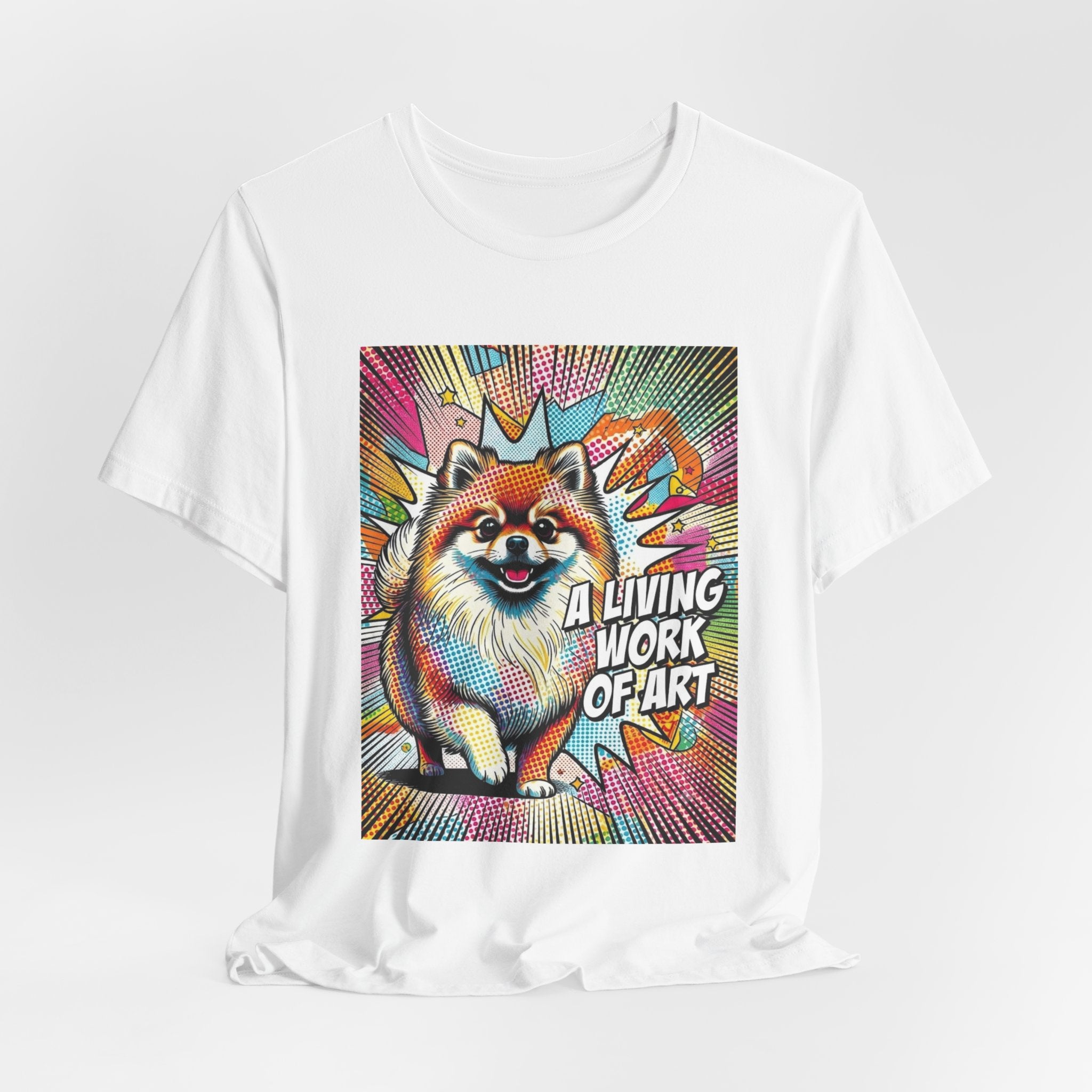 Pomeranien T Shirt | Living Work of Art Collection | Pop Art