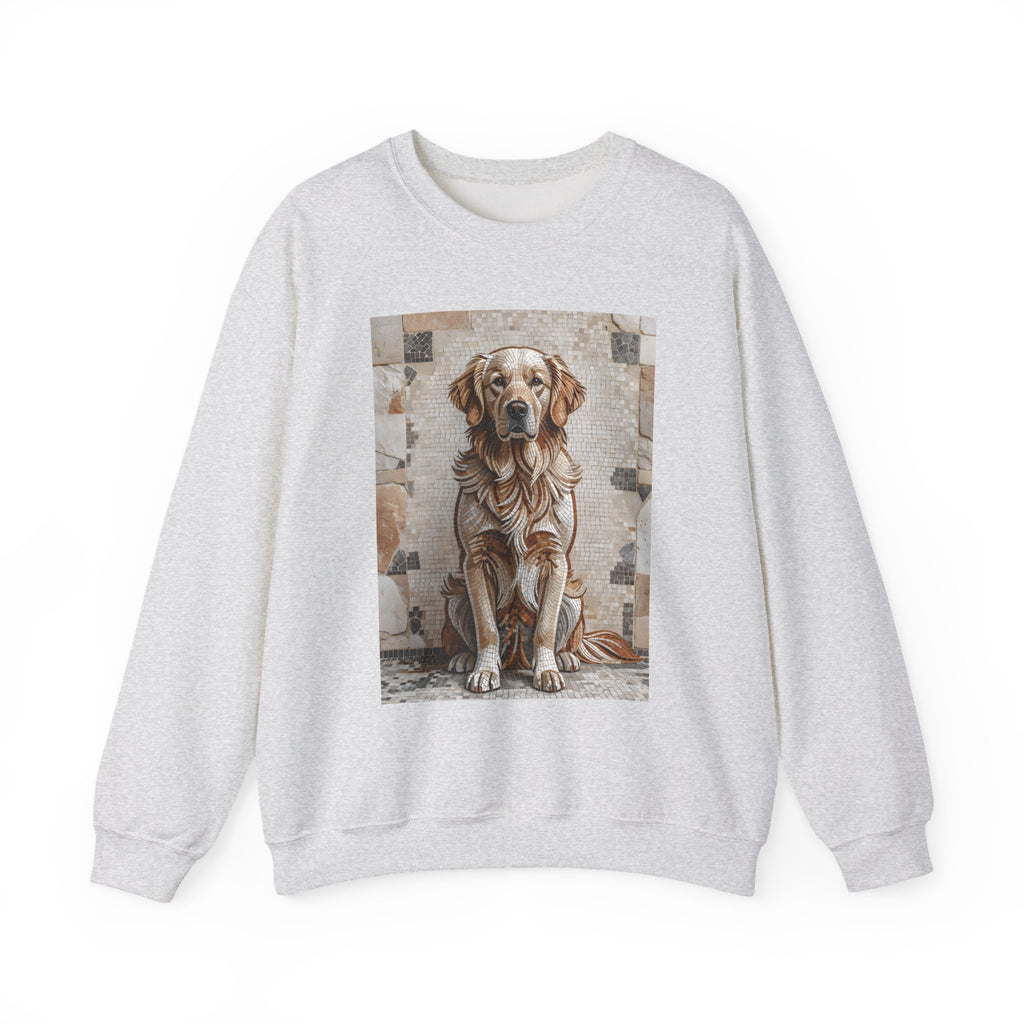 Golden Retriever Sweatshirt | Living Work of Art Collection | Mosaic Style