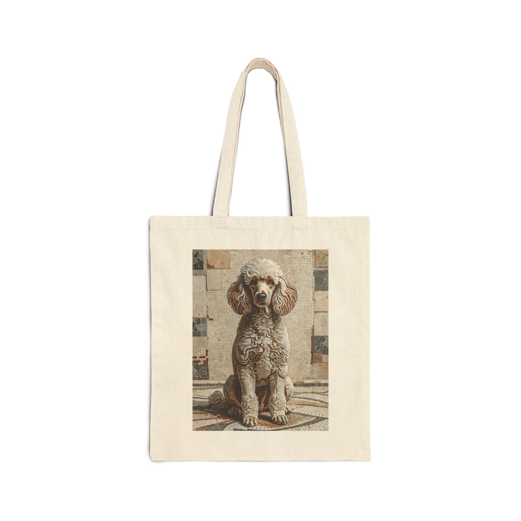 Poodle Tote Bag | Living Work of Art Collection | Mosaic Style