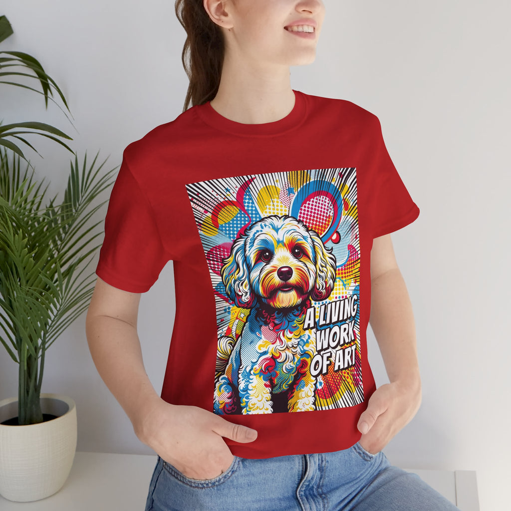 Cavapoo T Shirt | Living Work of Art Collection | Pop Art
