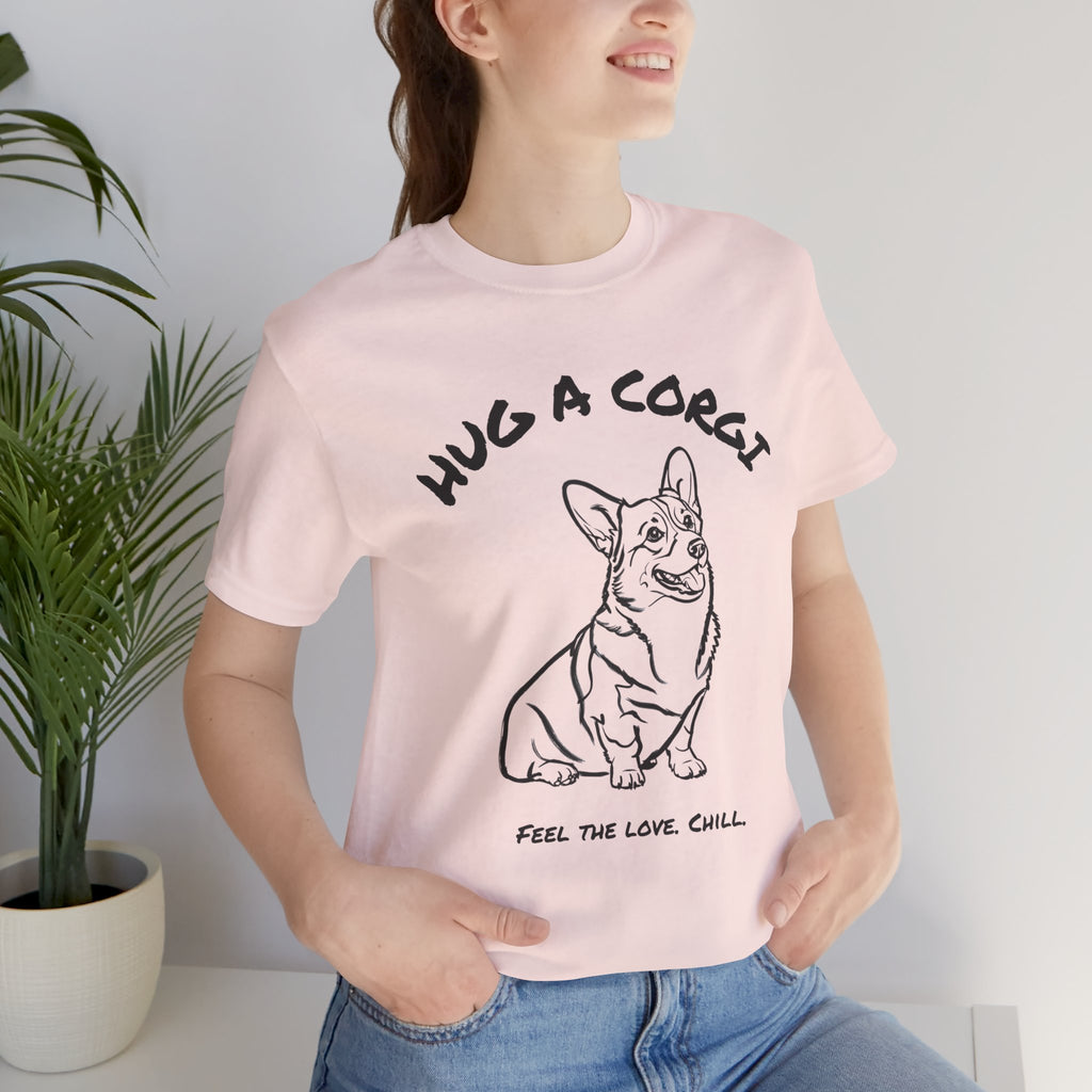 Corgi T Shirt | Hug a Corgi