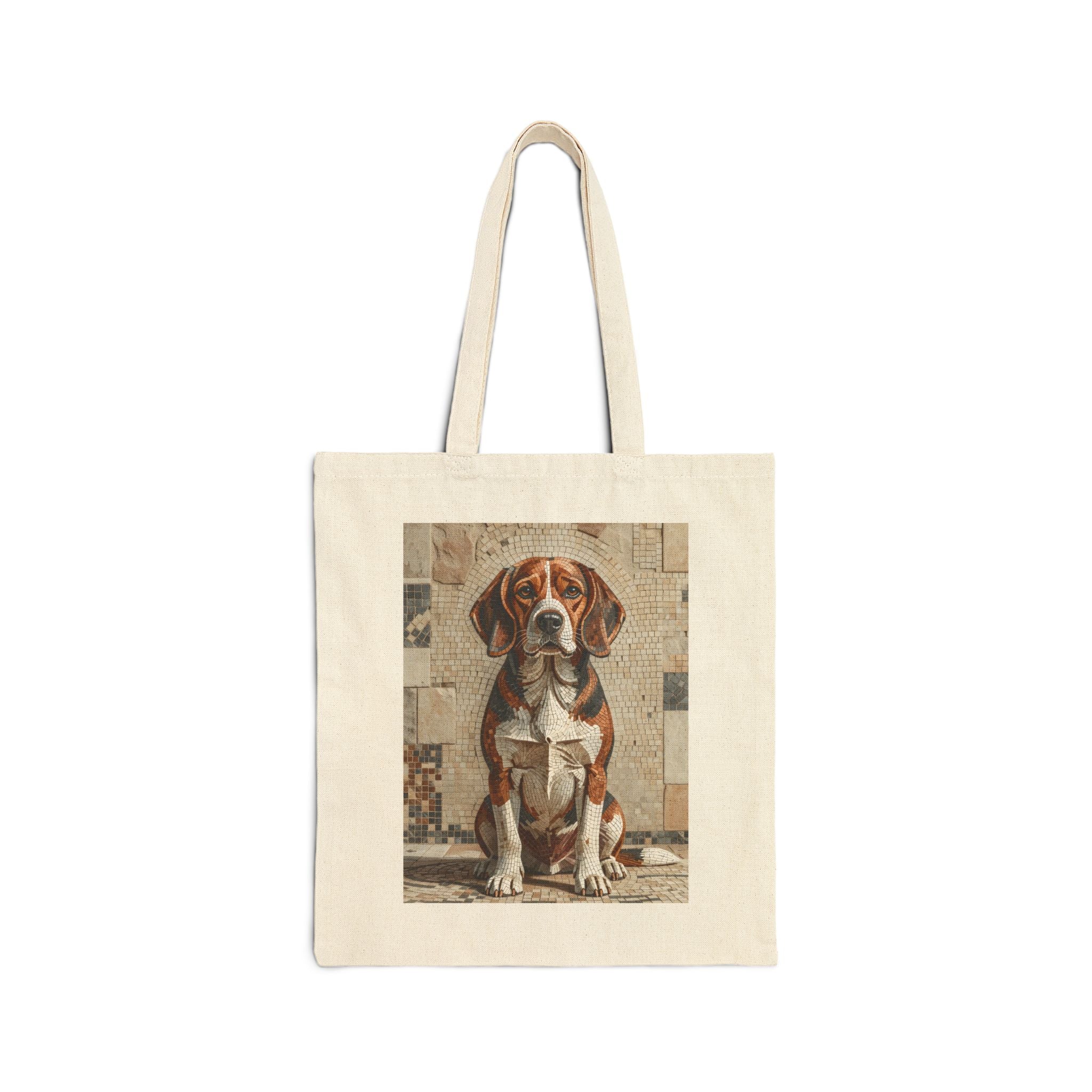 Beagle Tote Bag | Living Work of Art Collection | Mosaic Style