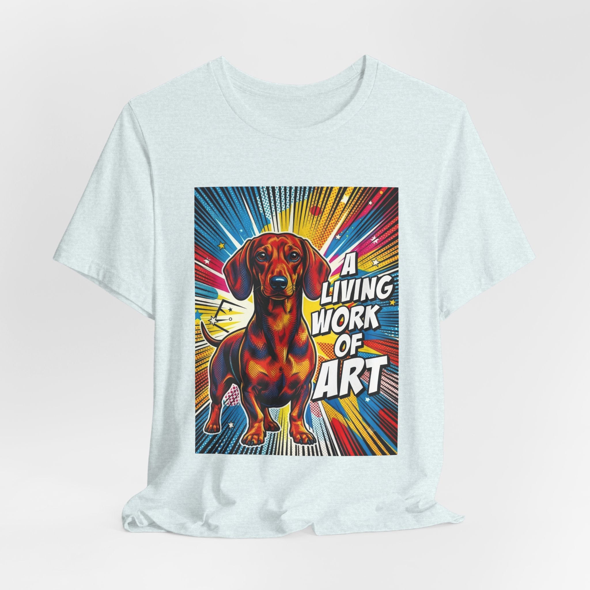 Dachshund T Shirt | Living Work of Art Collection | Pop Art
