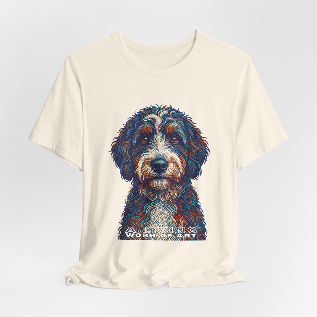 Berenedoodle T Shirt | Living Work of Art Collection | Pointillism Style