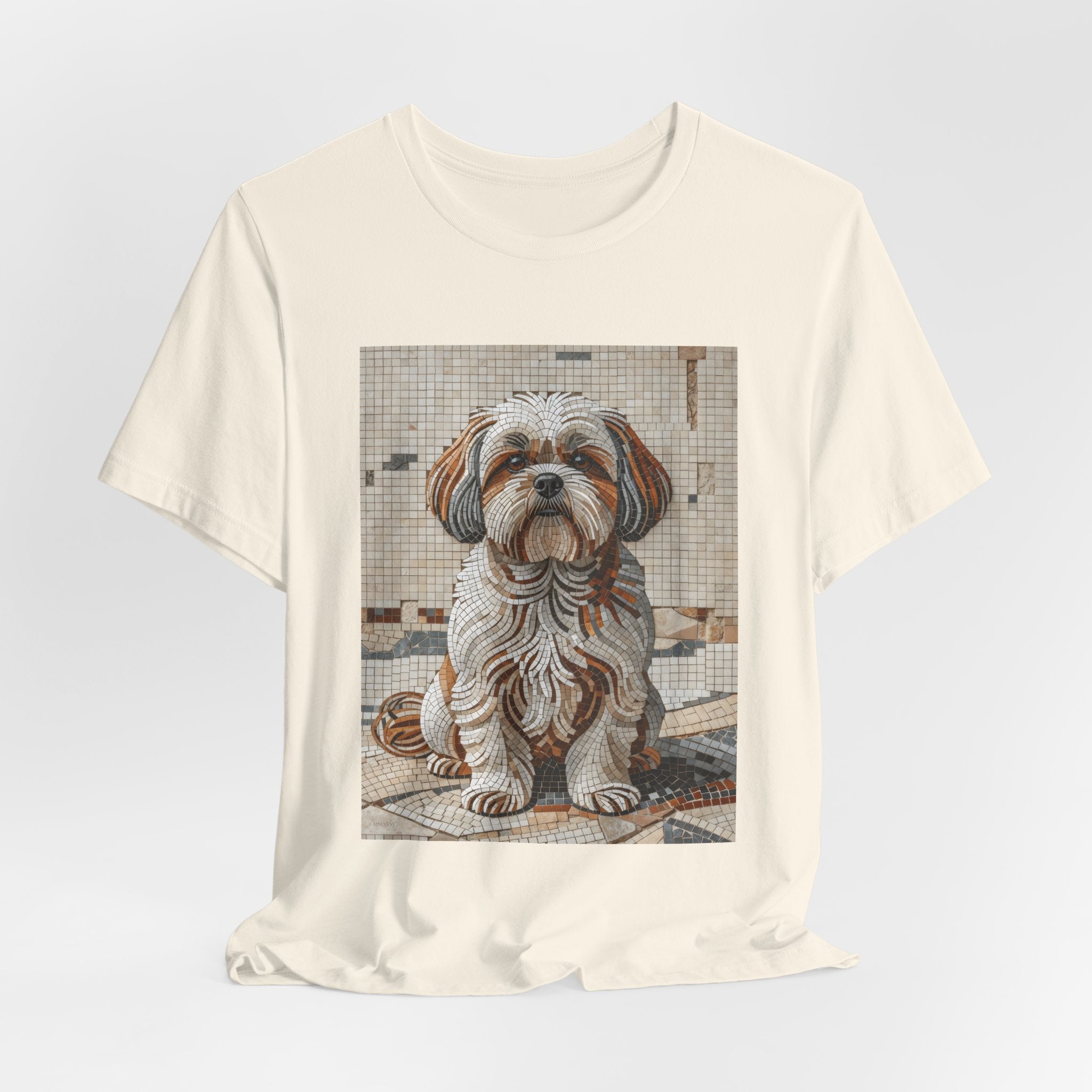 Shih Tzu T Shirt | Living Work of Art Collection | Mosaic Style