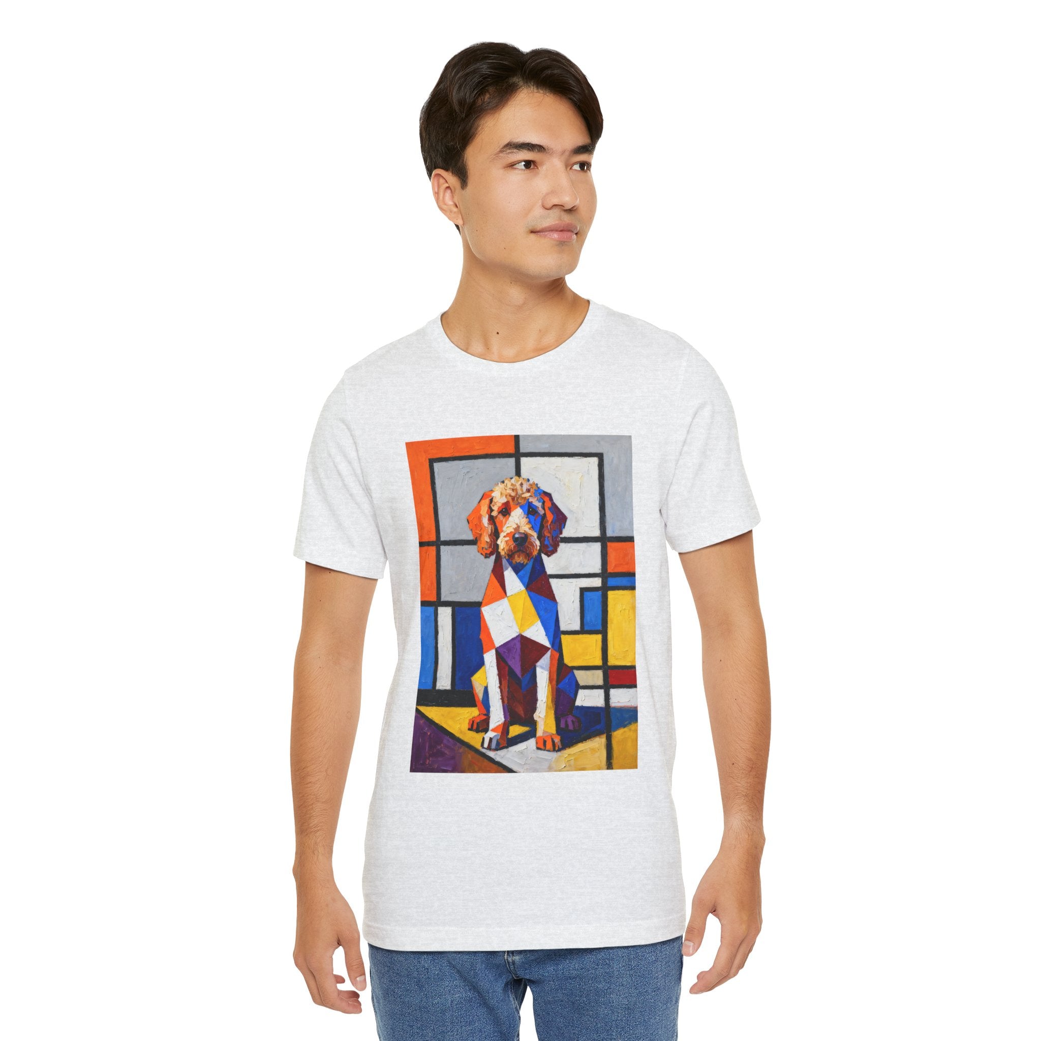 Labradoodle T Shirt | Living Work of Art Collection | Cubist Style