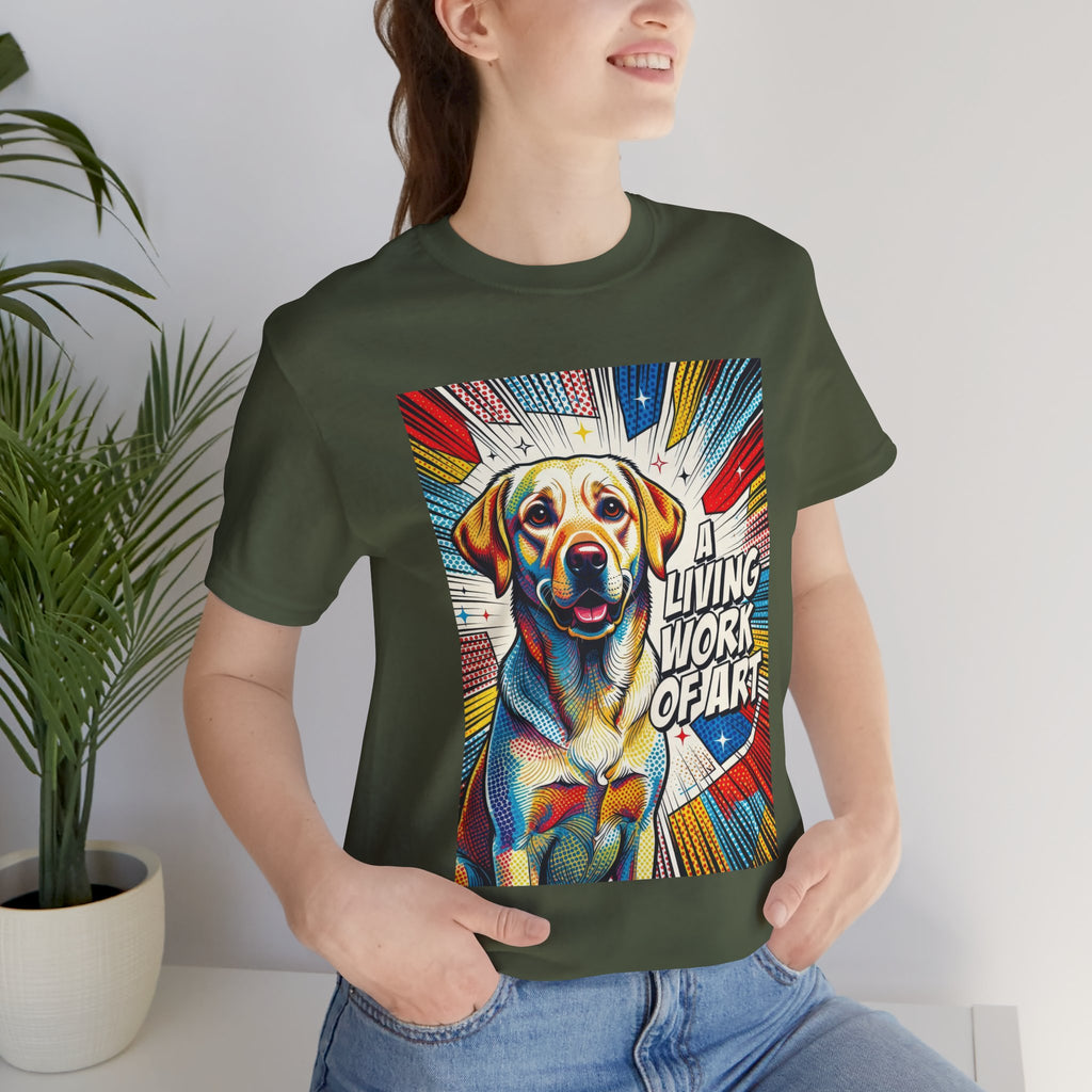 Labrador Retriever T Shirt | A Living Work of Art Collection | Pop Art