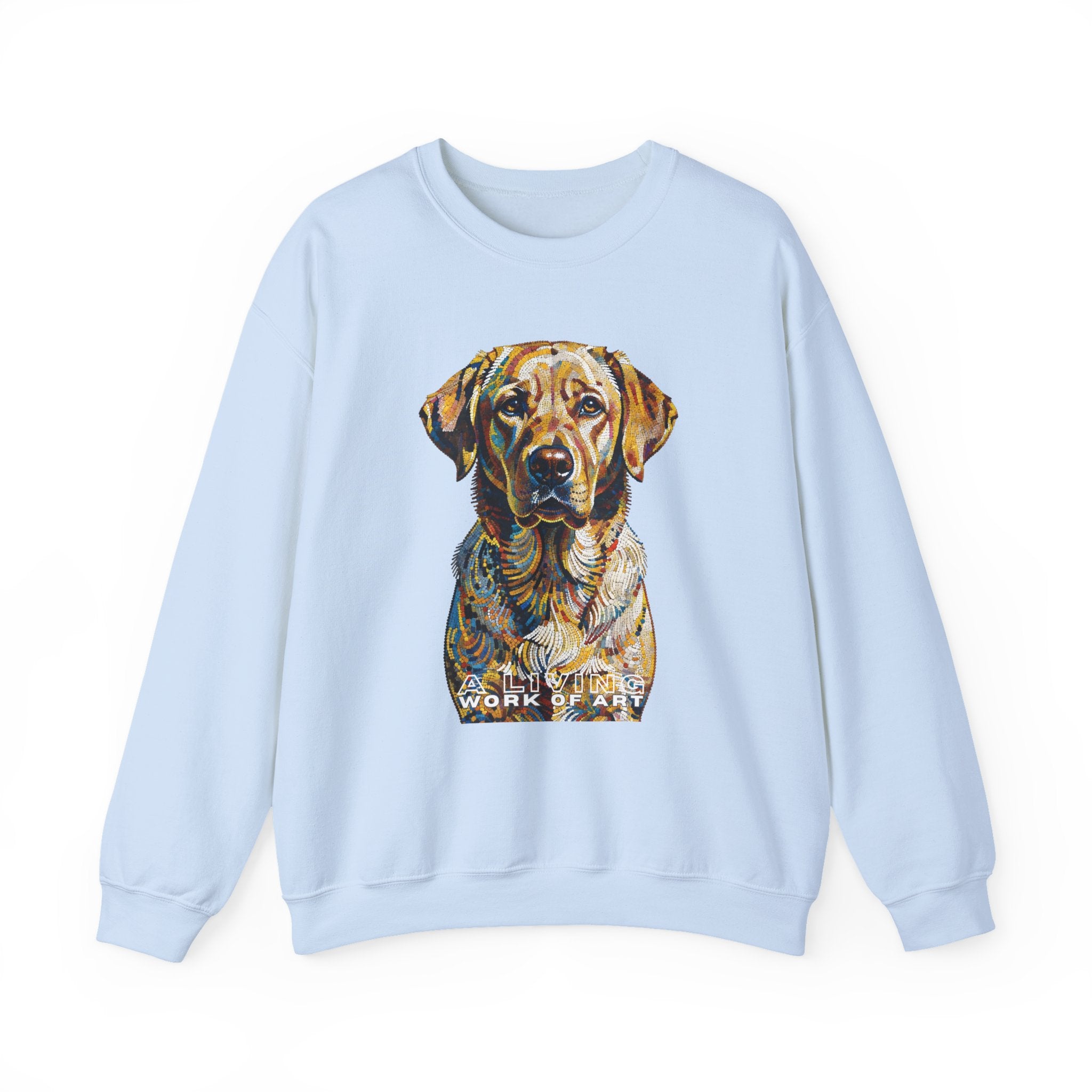 Labrador Retriever Sweatshirt | Living Work of Art Collection | Pointillism Style