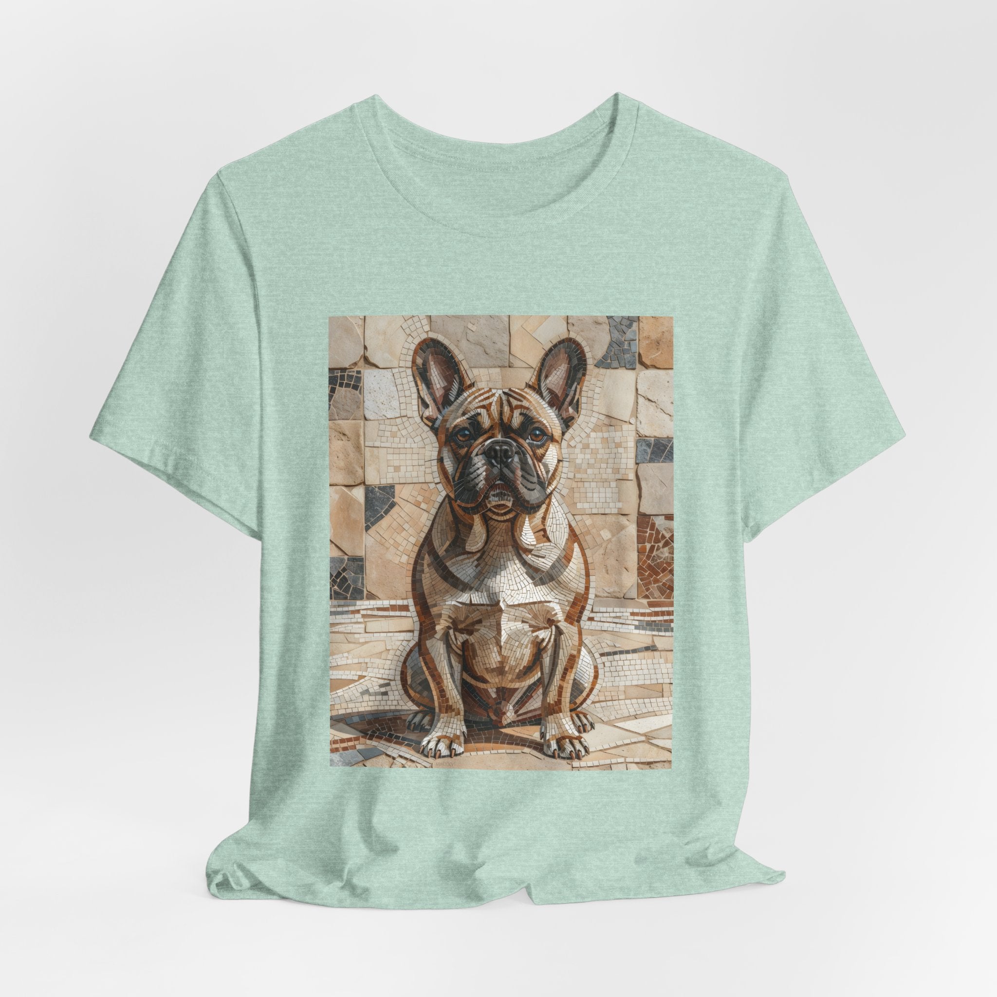 French Bulldog T Shirt | Living Work of Art Collection | Mosaic Style