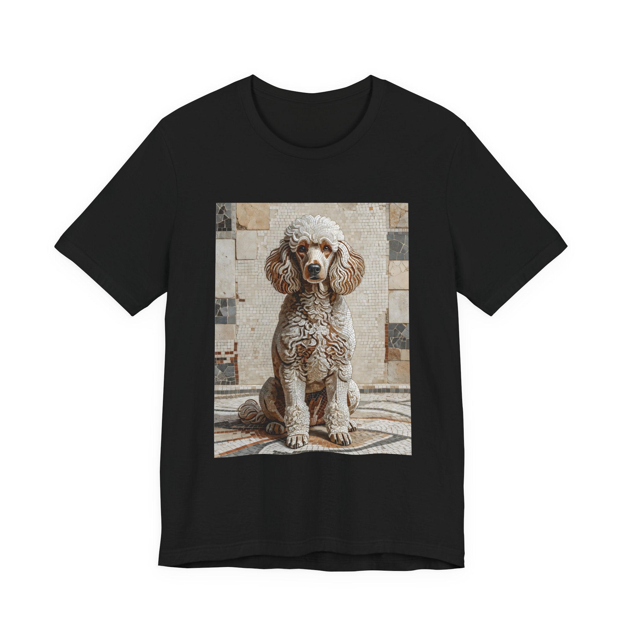 Poodle T Shirt | Living Work of Art Collection | Mosaic Style