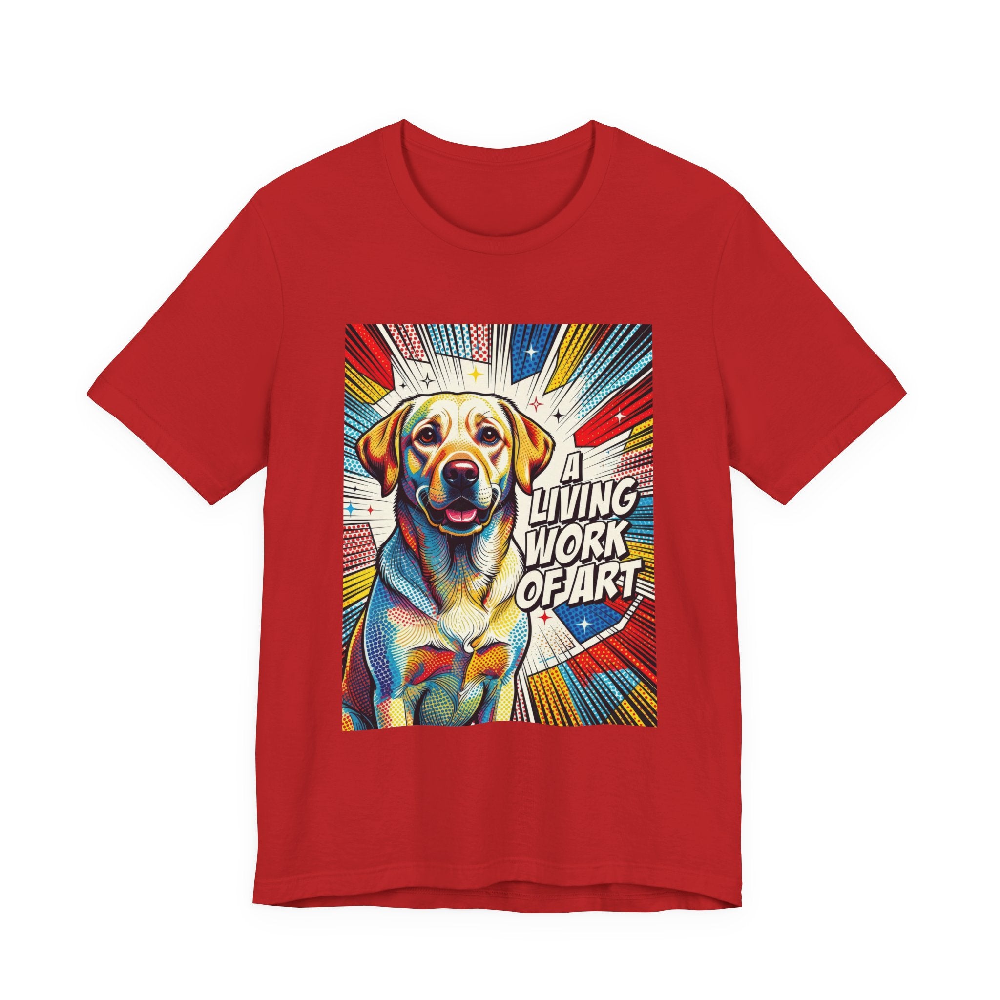 Labrador Retriever T Shirt | A Living Work of Art Collection | Pop Art
