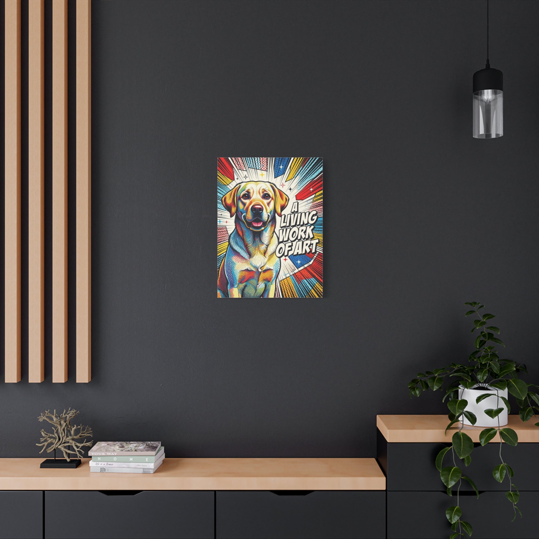 Labrador Retriever Canvas Wall Art | Living Work of Art Collection | Pop Art Print