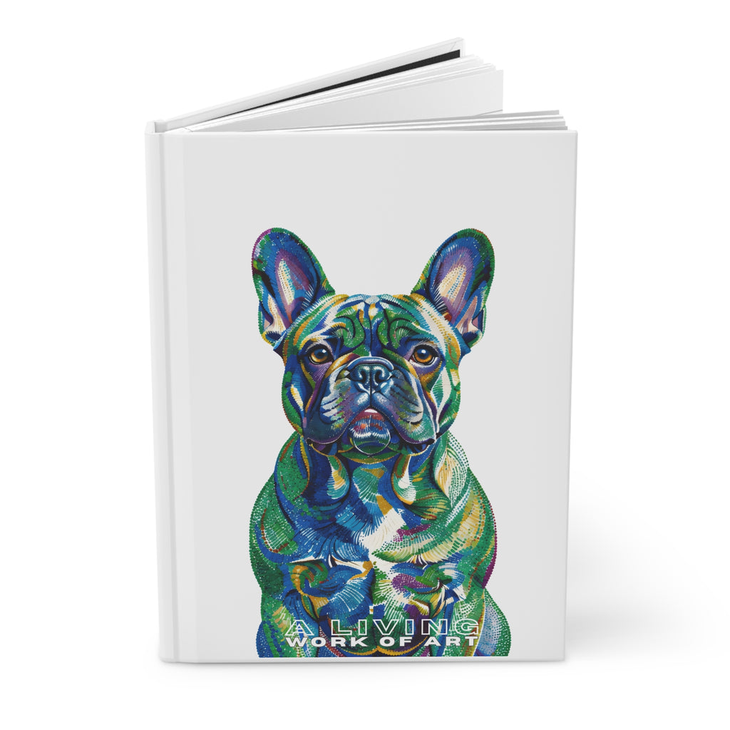 French Bulldog Notebook | Living Work of Art Collection | Pointillism Style