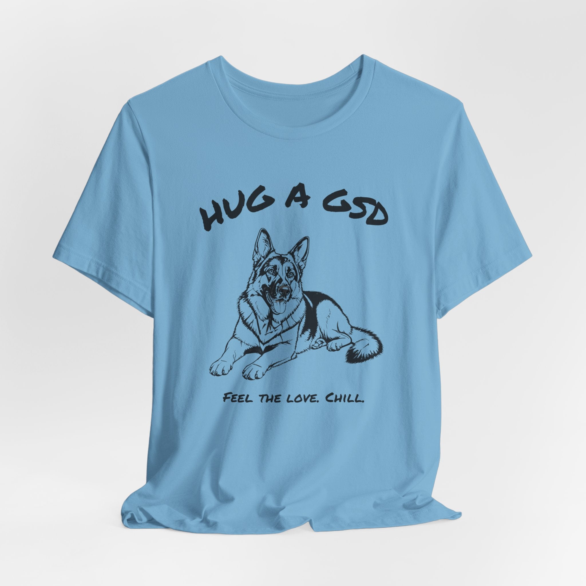 German Shepherd T Shirt | Hug a GSD