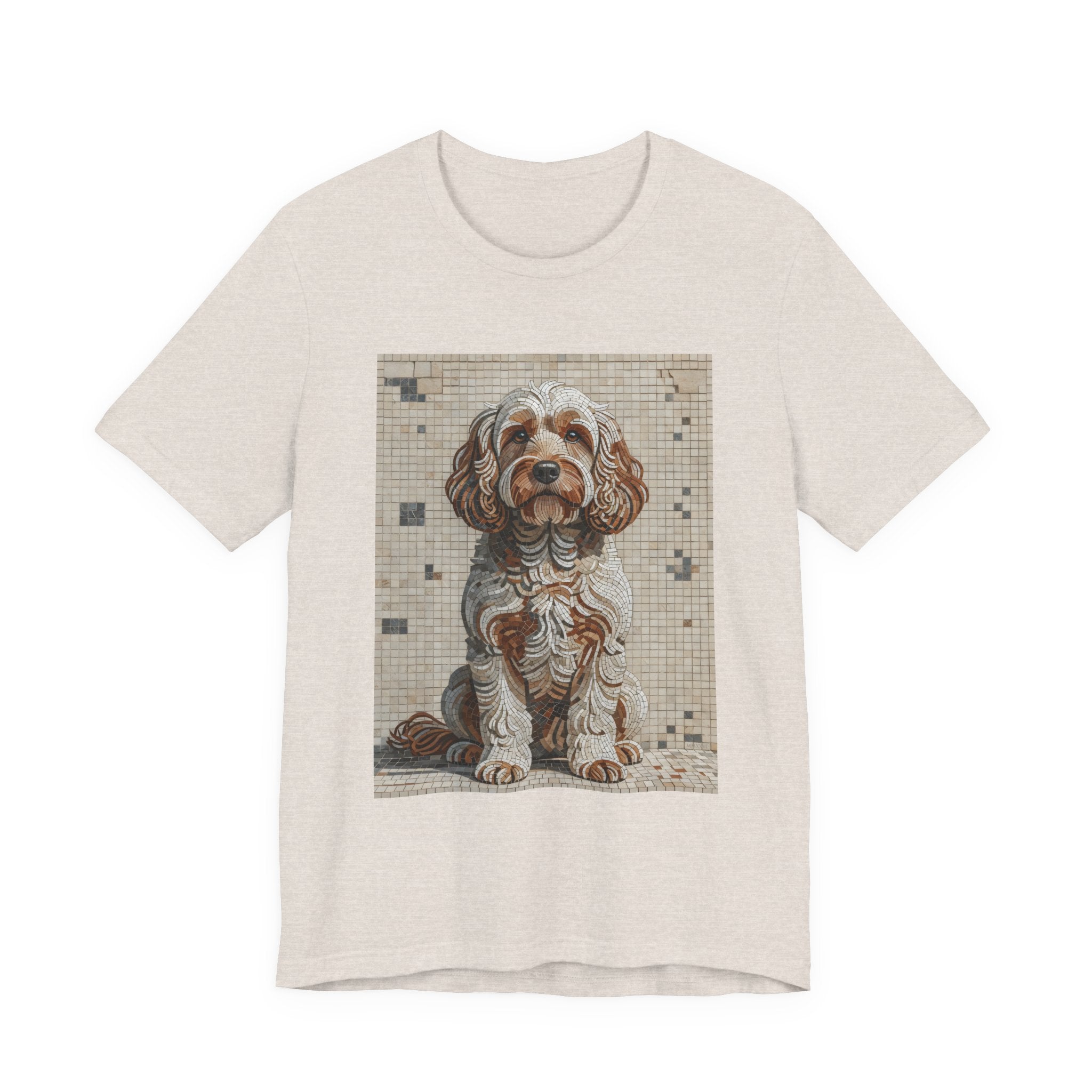 Cockapoo T Shirt | Living Work of Art Collection | Mosaic Style