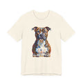 Staffordshire Bull Terrier T Shirt | Living Work of Art Collection | Pointillism Style