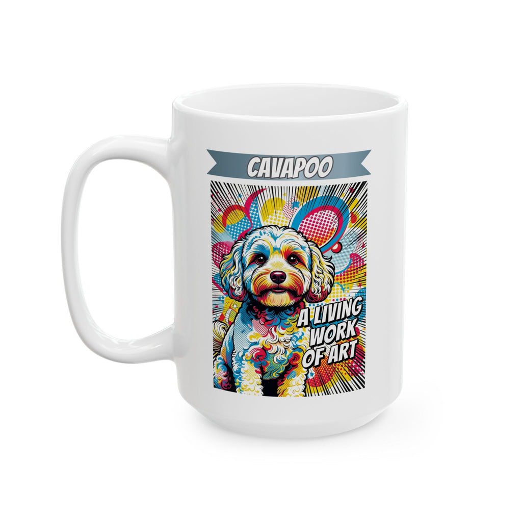 Cavapoo Coffee Mug | Living Work of Art Collection | Pop Art