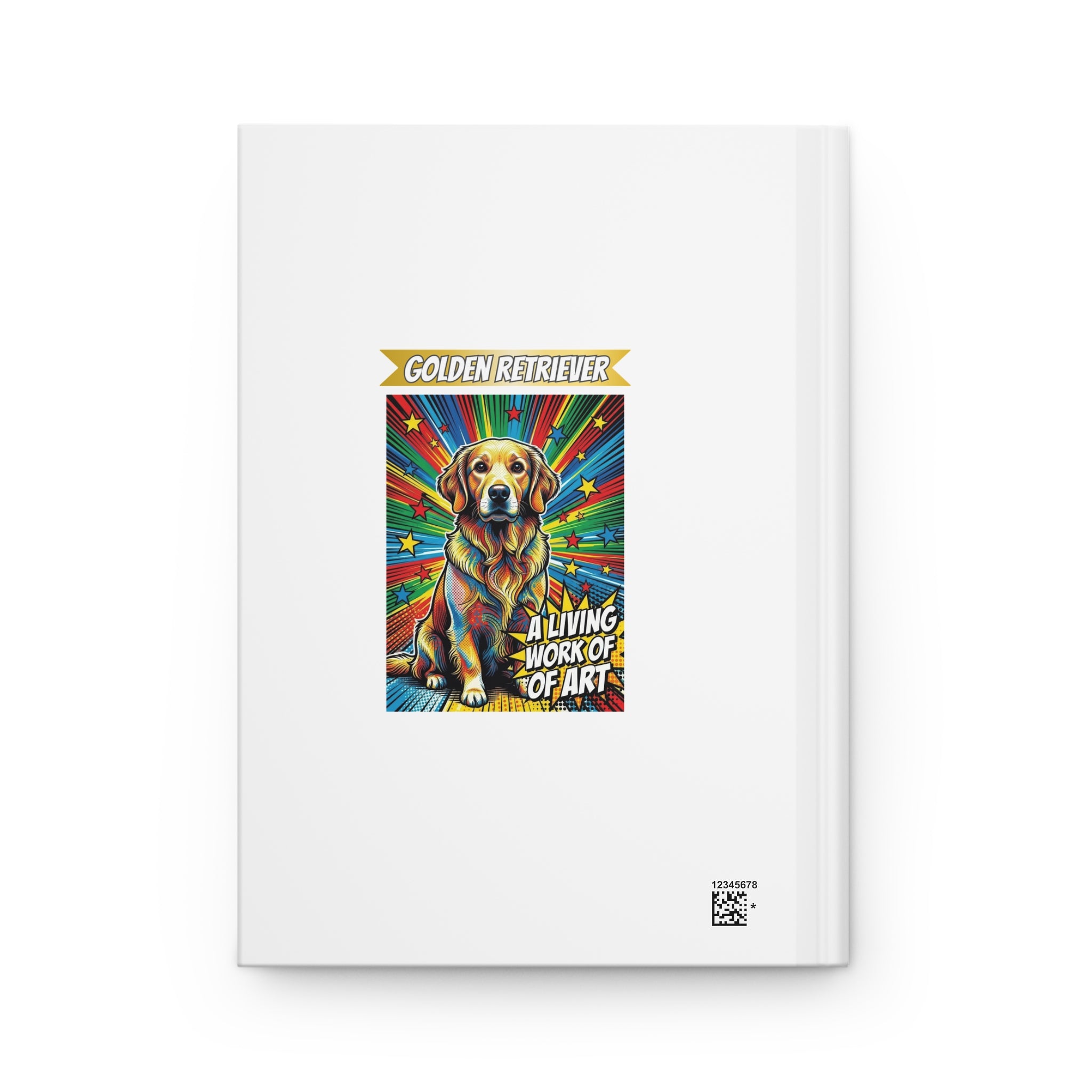 Golden Retriever Notebook | Living Work of Art Collection | Pop Art