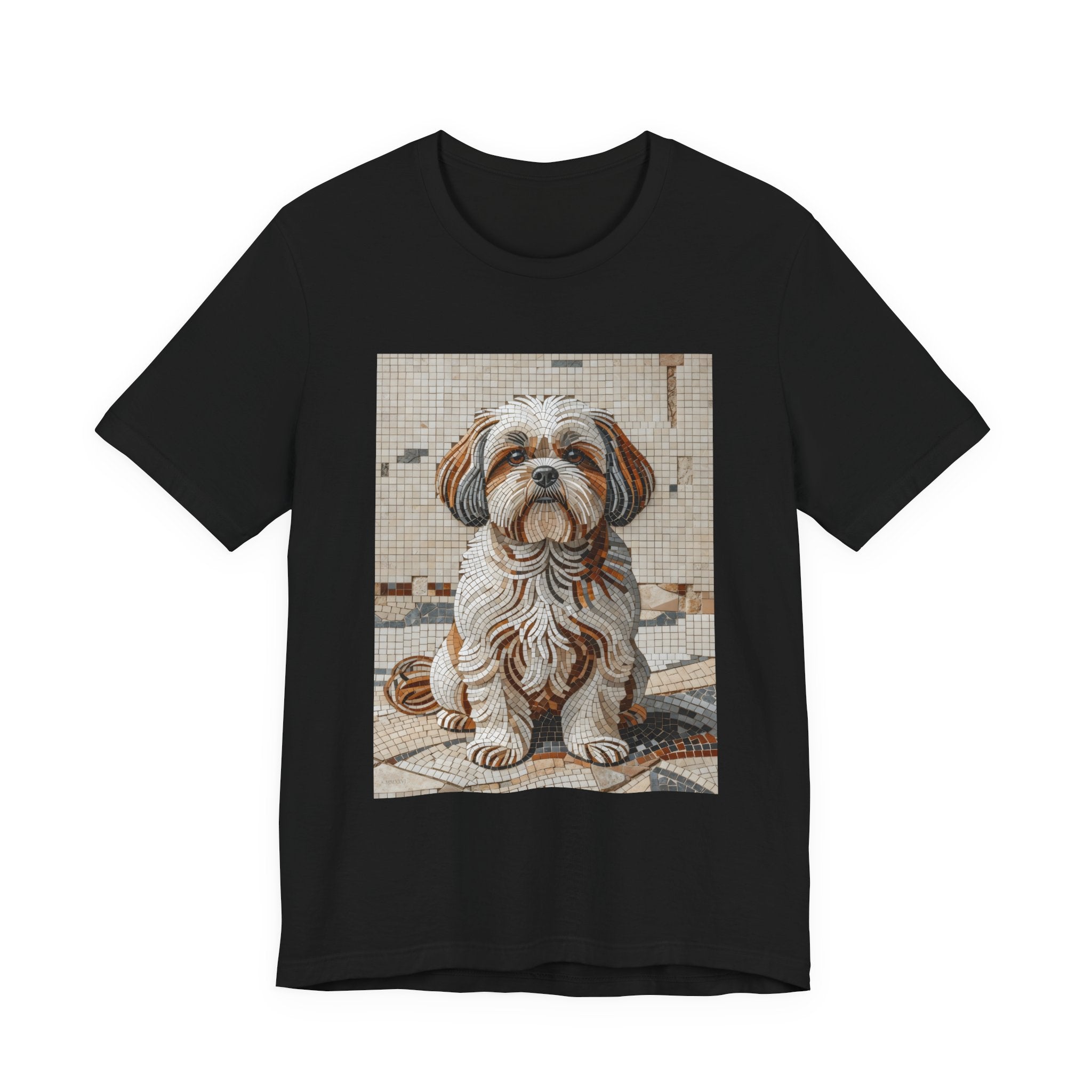 Shih Tzu T Shirt | Living Work of Art Collection | Mosaic Style