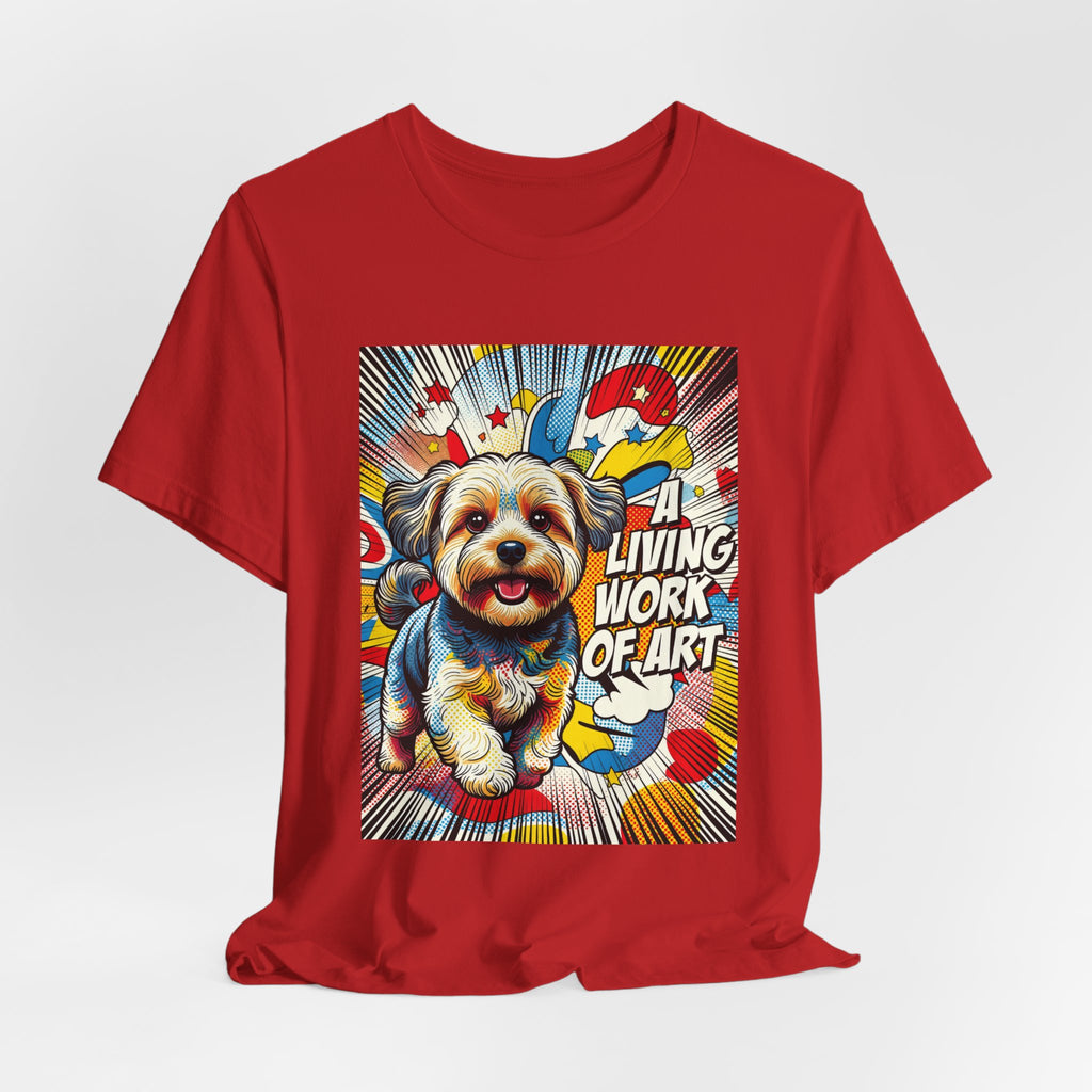 Yorkipoo T Shirt | Living Work of Art Collection | Pop Art