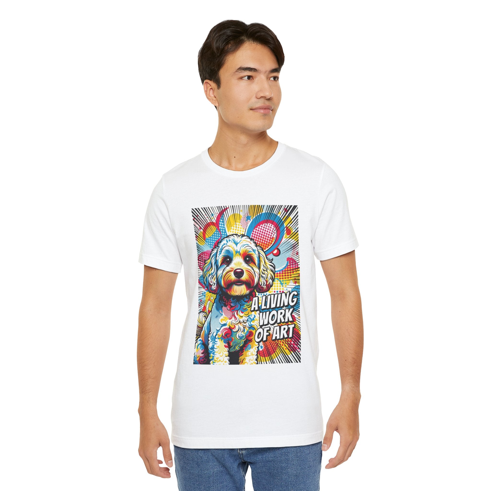 Cavapoo T Shirt | Living Work of Art Collection | Pop Art