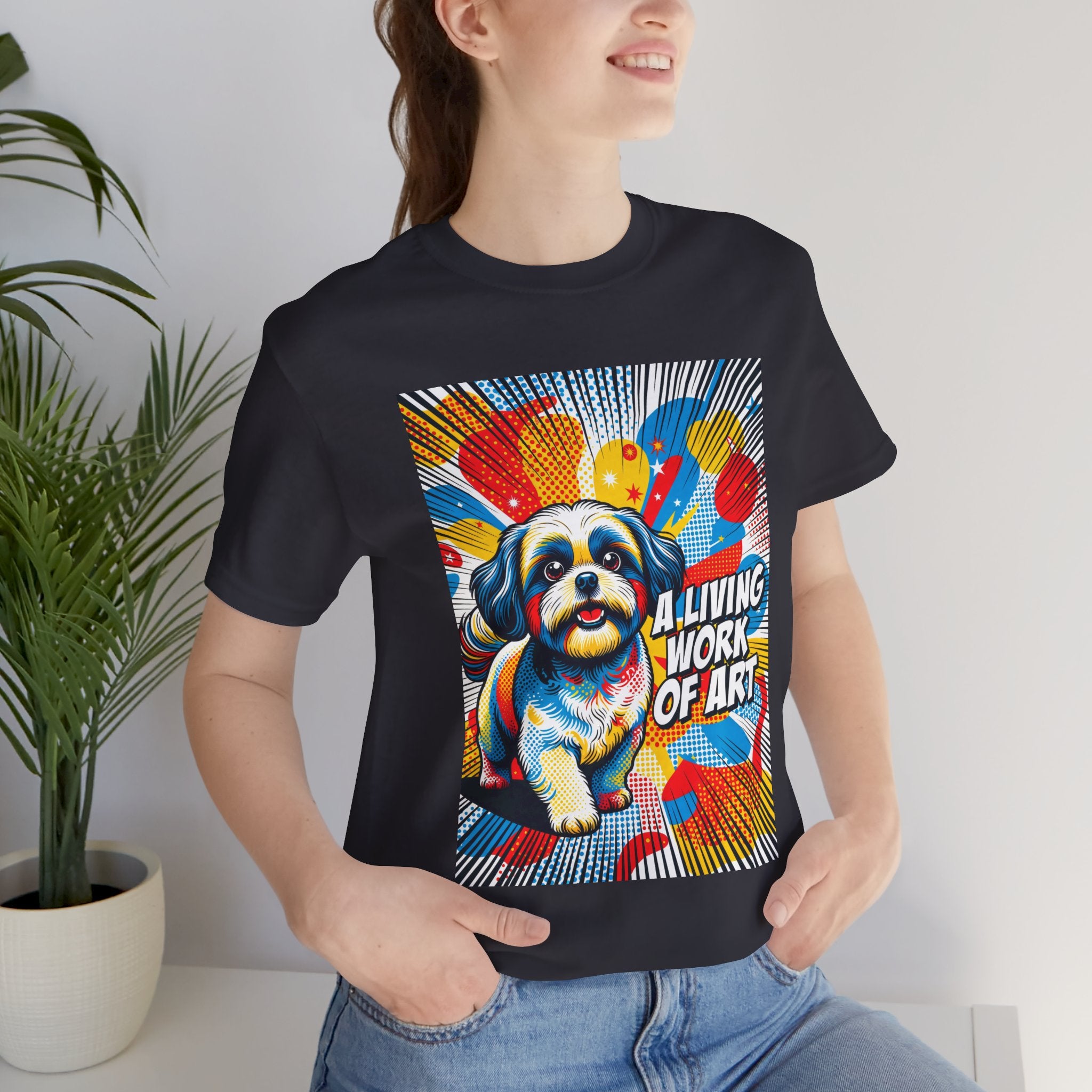 Shih Tzu T Shirt | Living Work of Art Collection | Pop Art