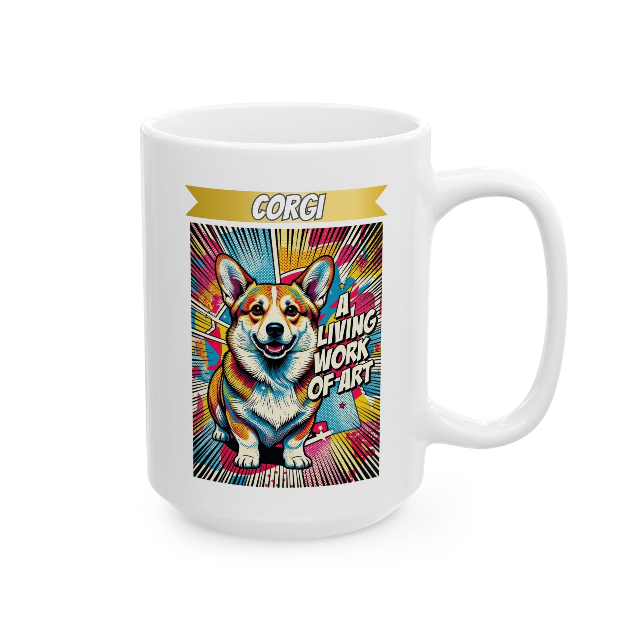 Pembroke Corgi Coffee Mug | Living Work of Art Collection | Pop Art