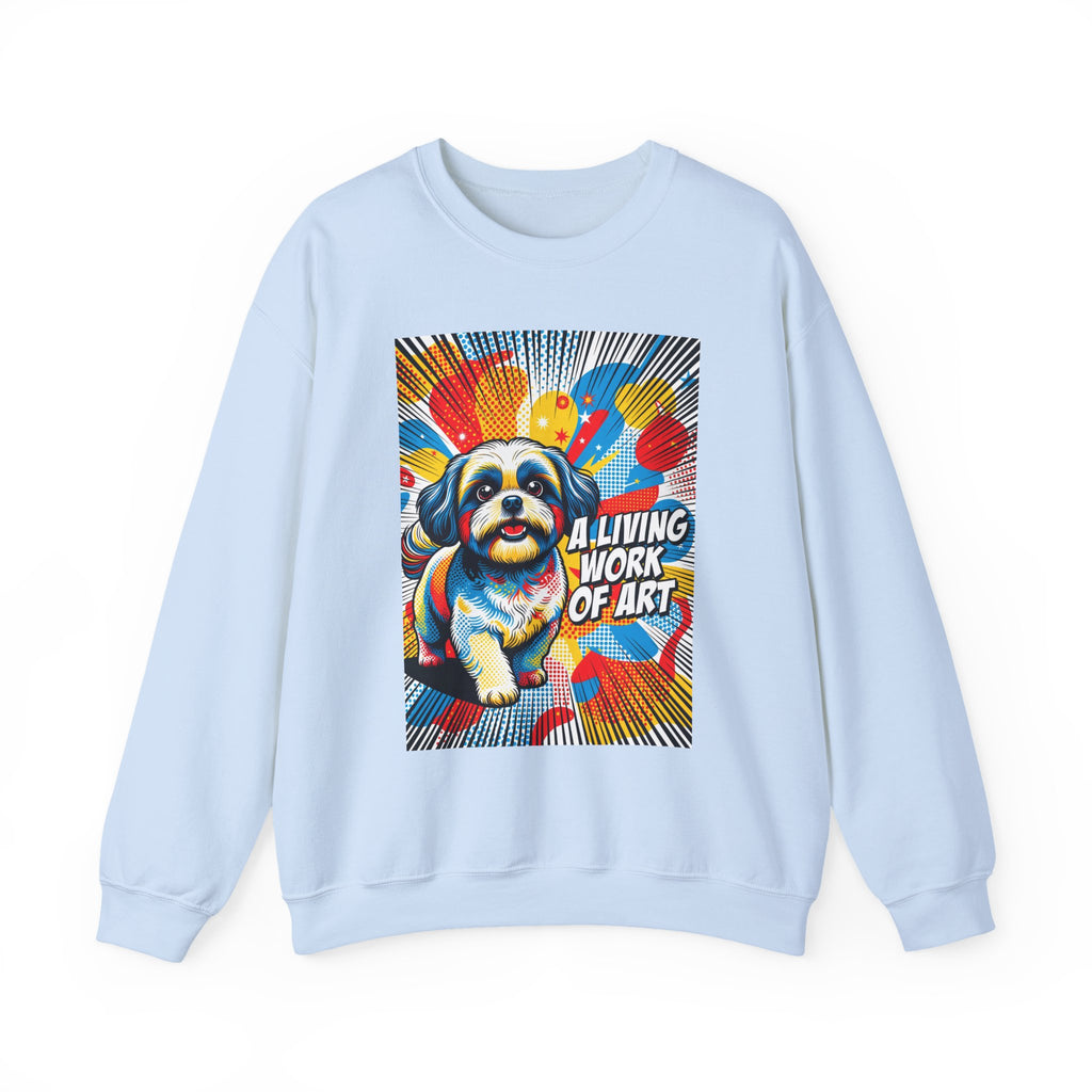 Shih Tzu Sweatshirt | Living Work of Art Collection | Pop Art
