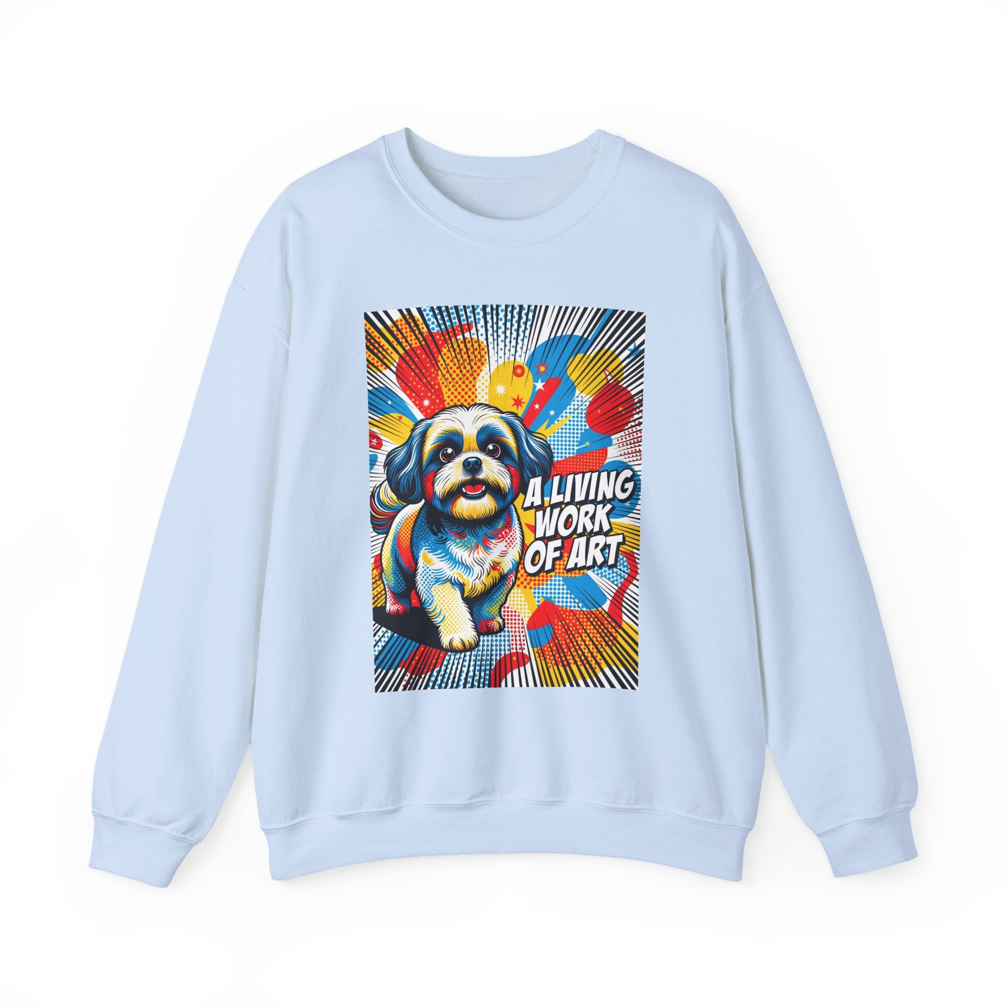 Shih Tzu Sweatshirt | Living Work of Art Collection | Pop Art