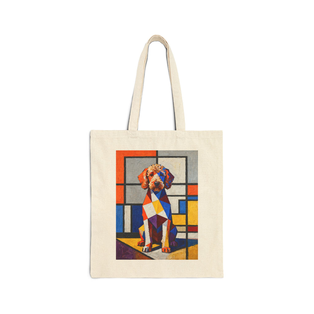 Labradoodle Tote Bag | Living Work of Art Collection | Cubist Style