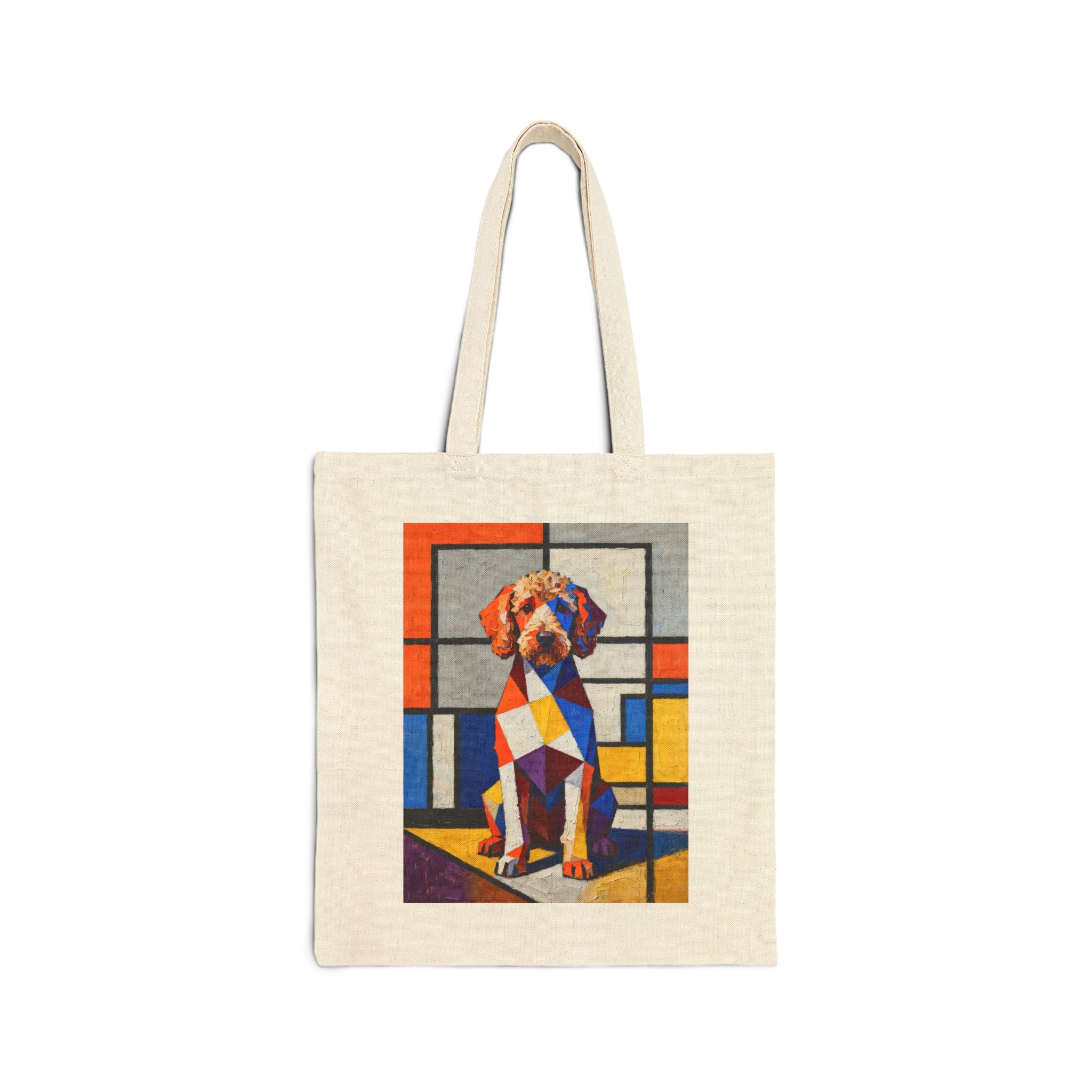Labradoodle Tote Bag | Living Work of Art Collection | Cubist Style
