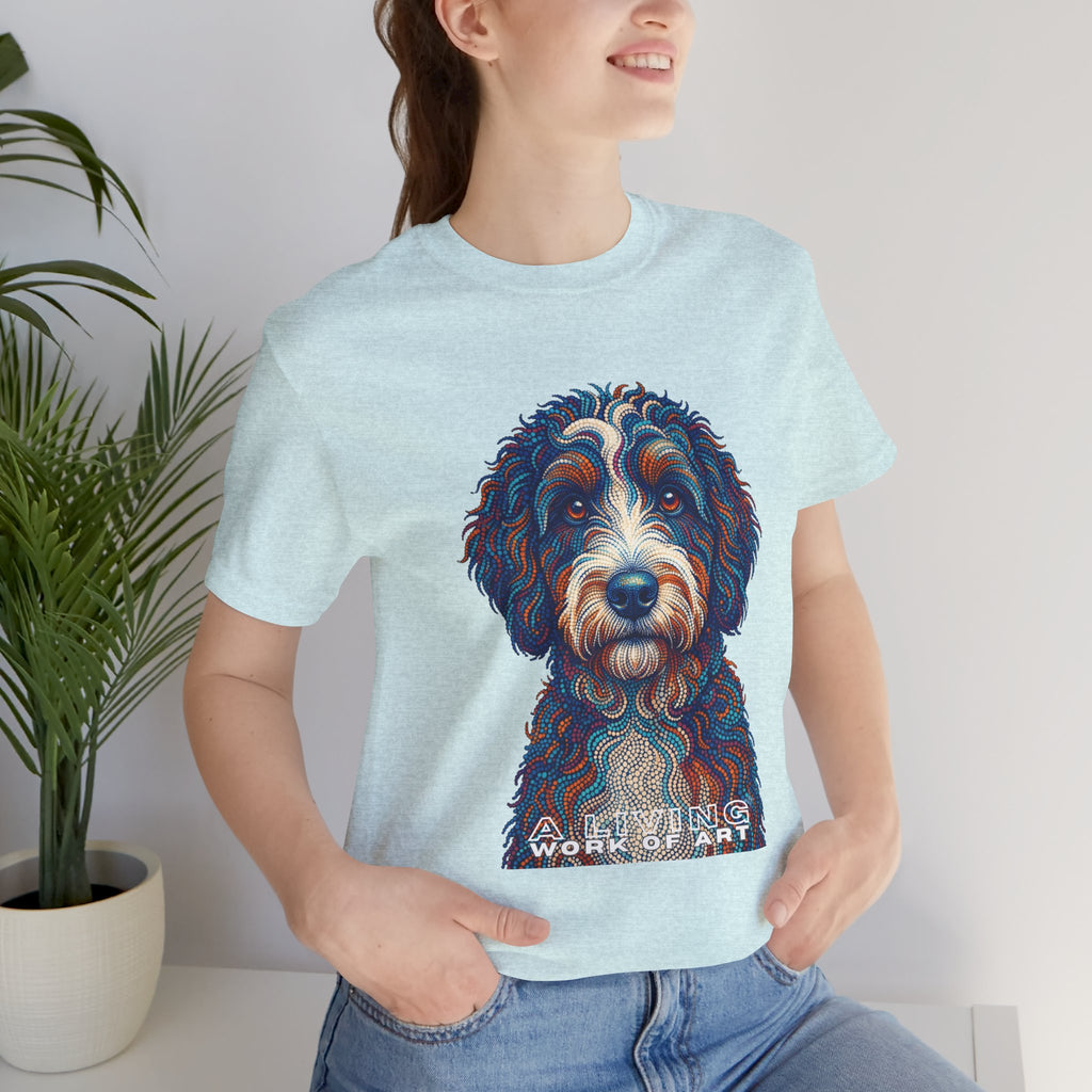 Berenedoodle T Shirt | Living Work of Art Collection | Pointillism Style