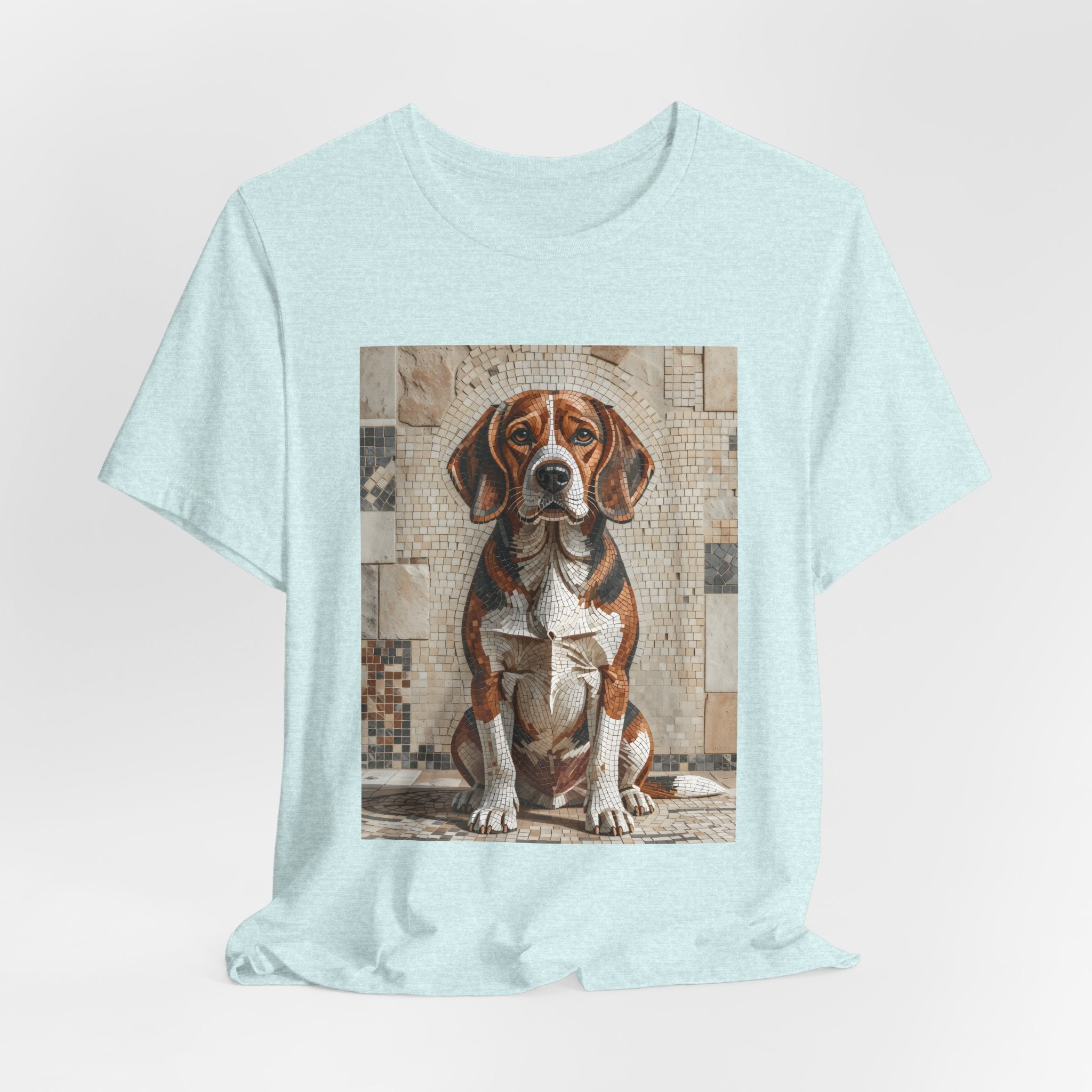 Beagle T Shirt | Living Work of Art Collection | Mosaic Style