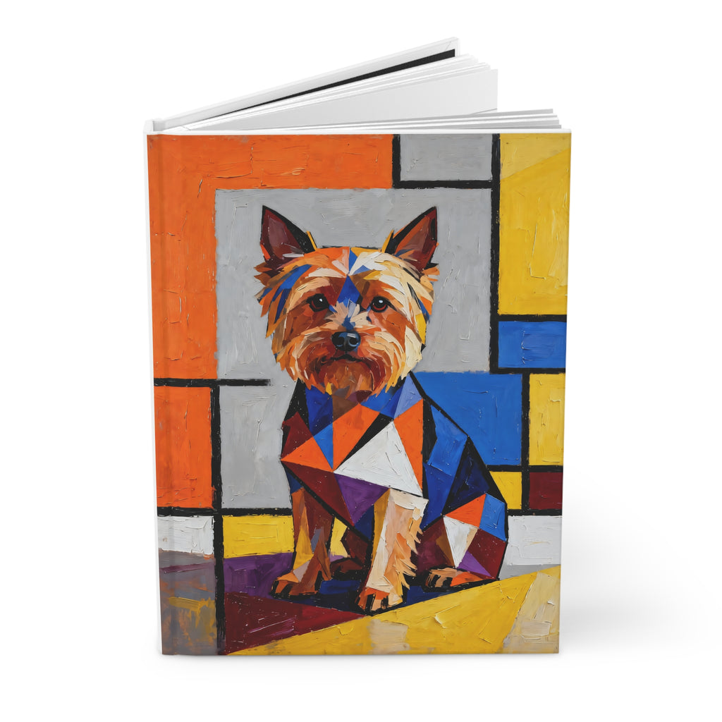 Yorkshire Terrier Notebook | Living Work of Art Collection | Cubist Style