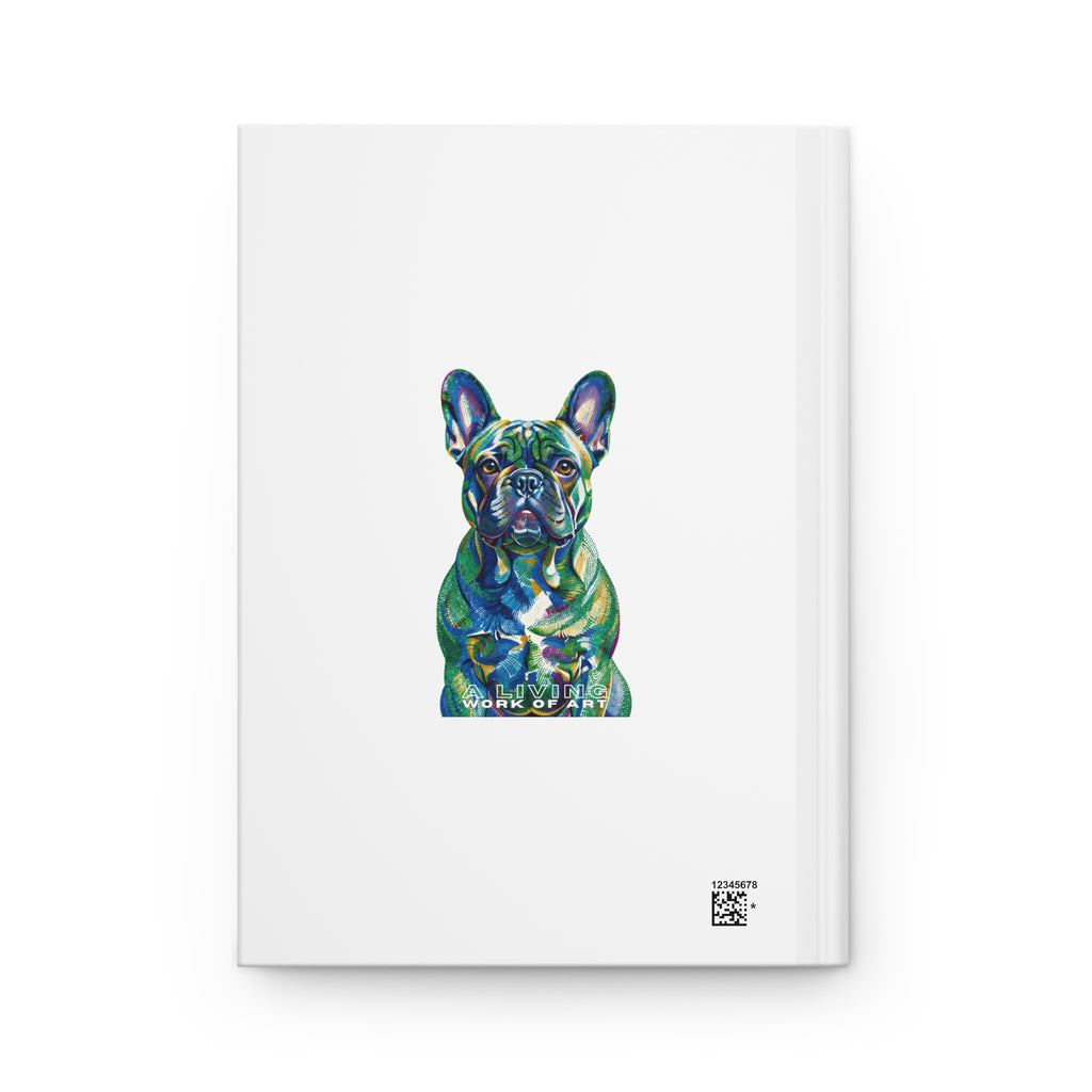 French Bulldog Notebook | Living Work of Art Collection | Pointillism Style