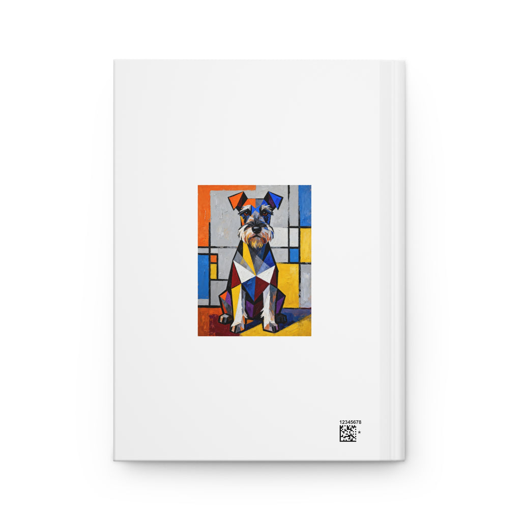 Schnauzer Notebook | Living Work of Art Collection | Cubist Style
