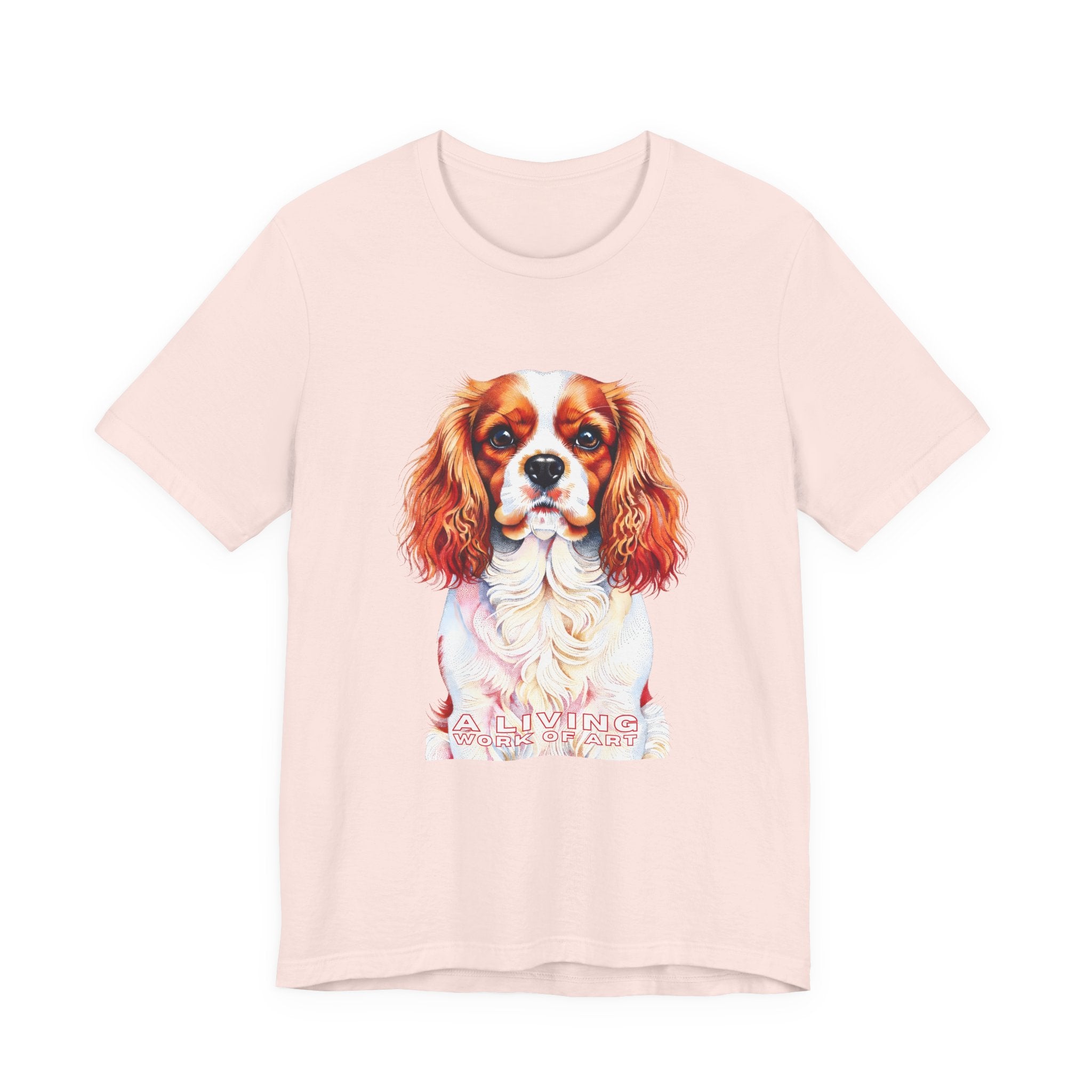 Cavalier King Charles Spaniel T Shirt | Living Work of Art Collection | Pointillism Style