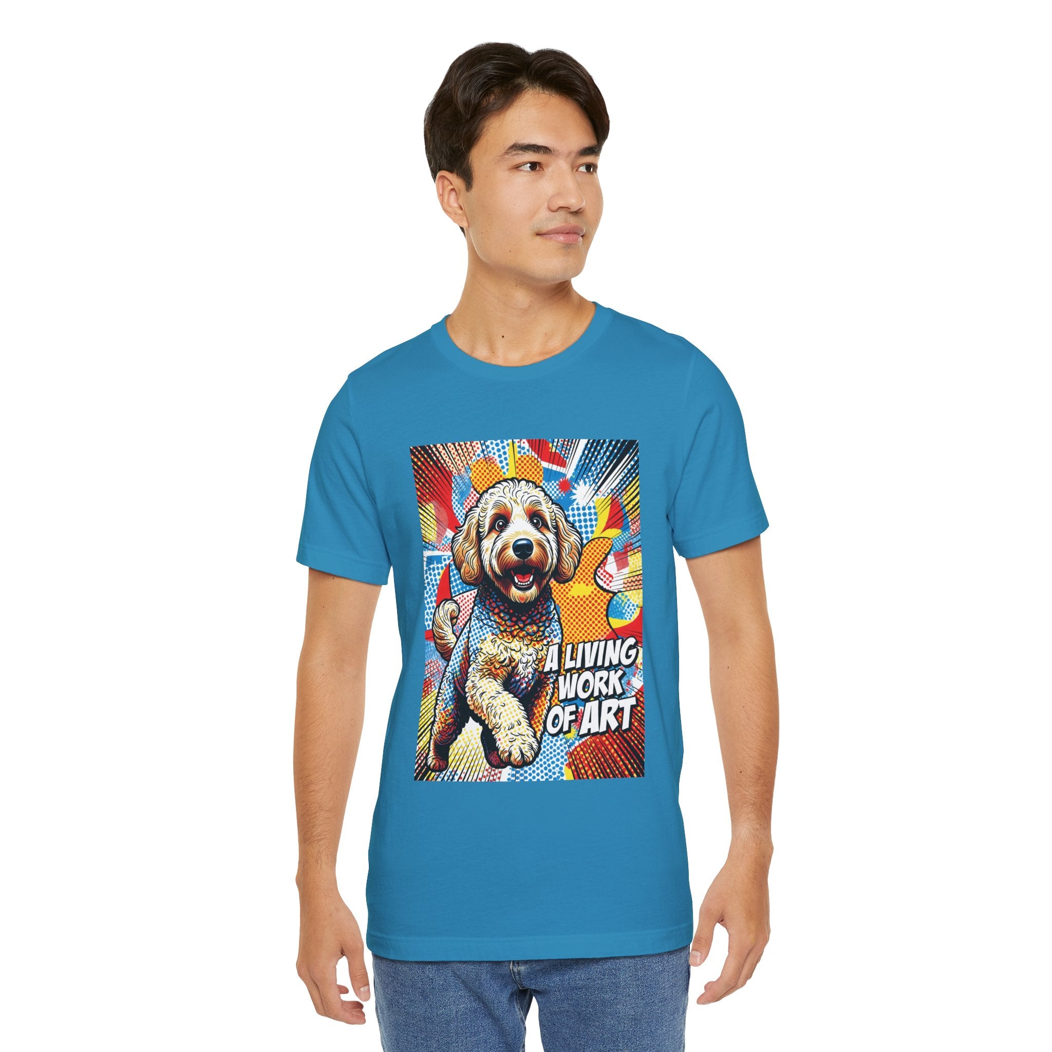 Goldendoodle T Shirt | Living Work of Art Collection | Pop Art