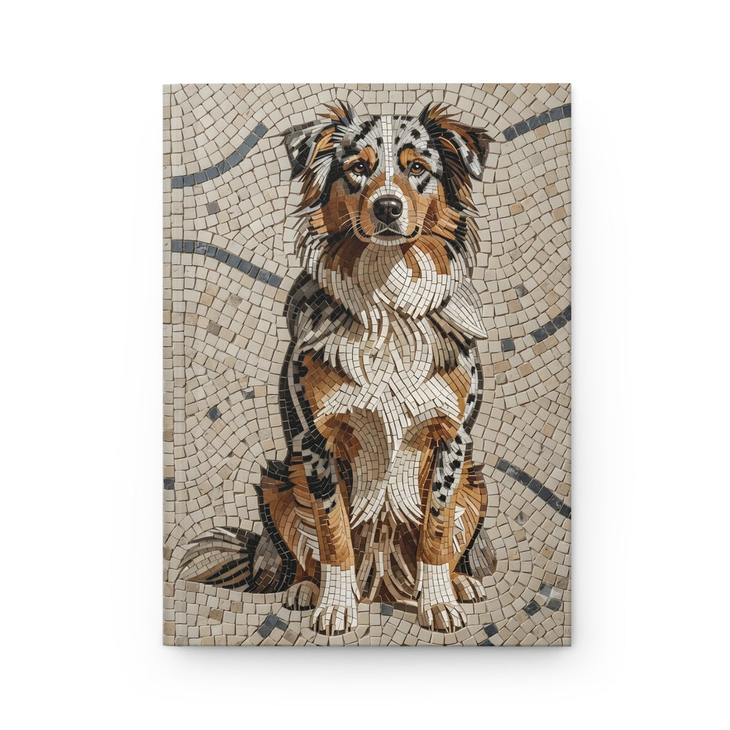 Australian Shepherd Notebook | Living Work of Art Collection | Mosaic Style