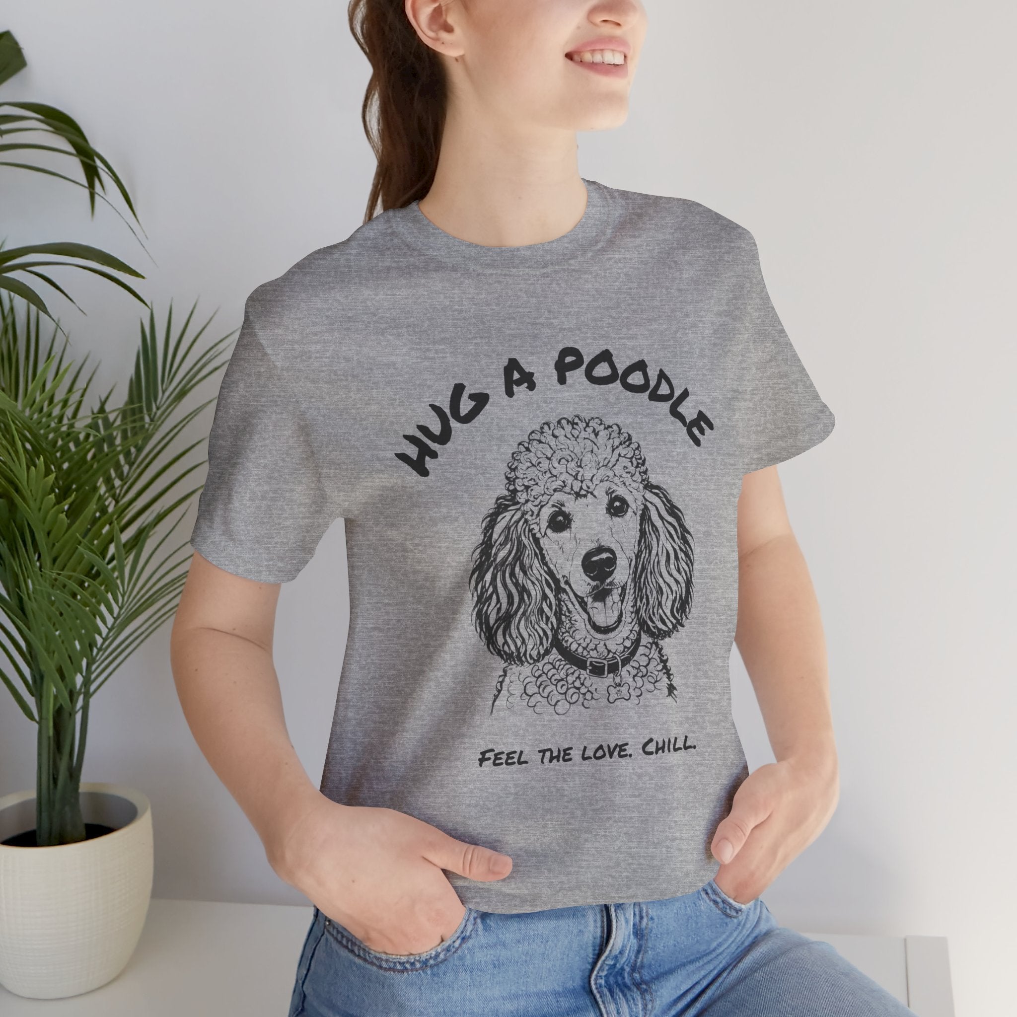 Poodle T Shirt | Hug a Poodle