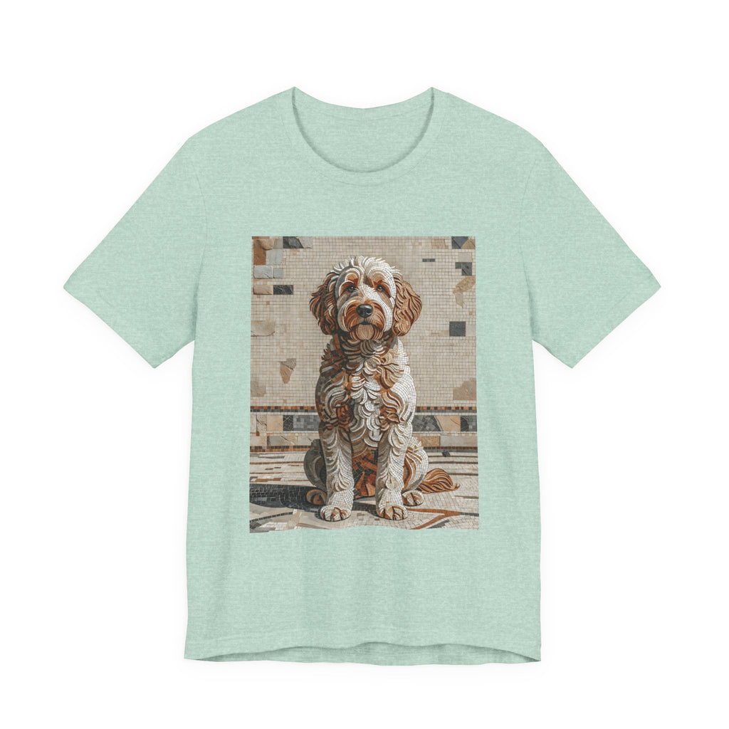 Labradoodle T Shirt | Living Work of Art Collection | Mosaic Style
