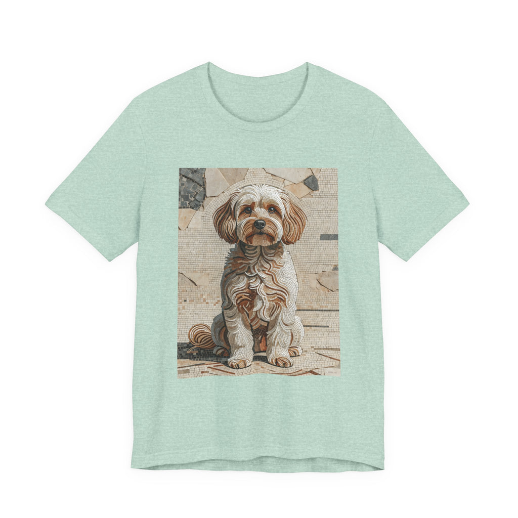 Maltipoo T Shirt | Living Work of Art Collection | Mosaic Style